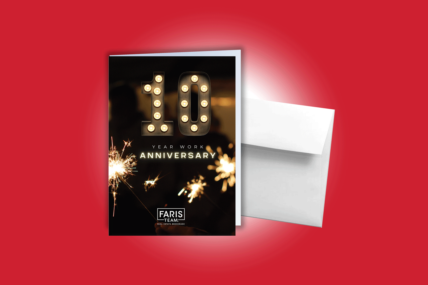 10 Year Anniversary Card