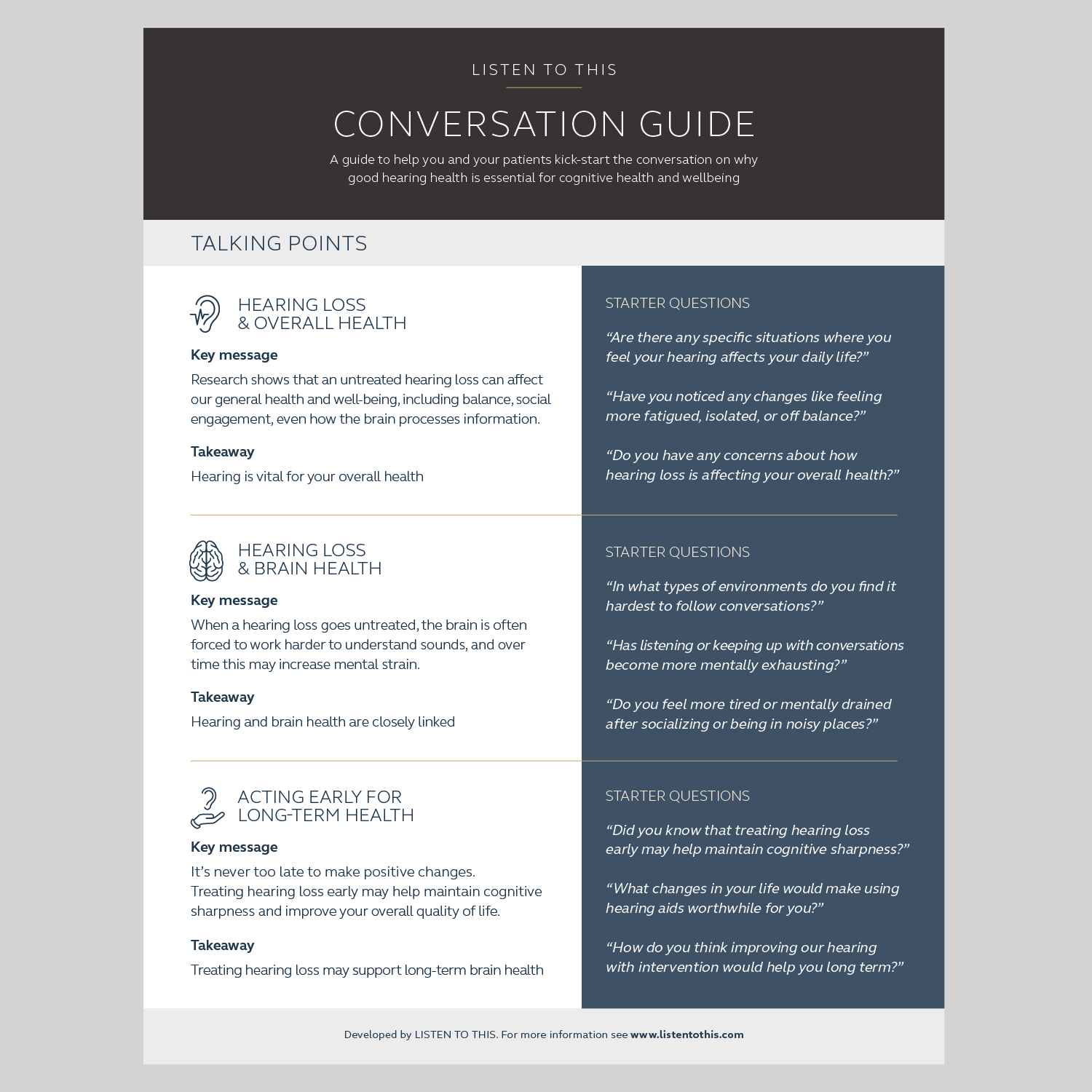 LTT Conversation Guide