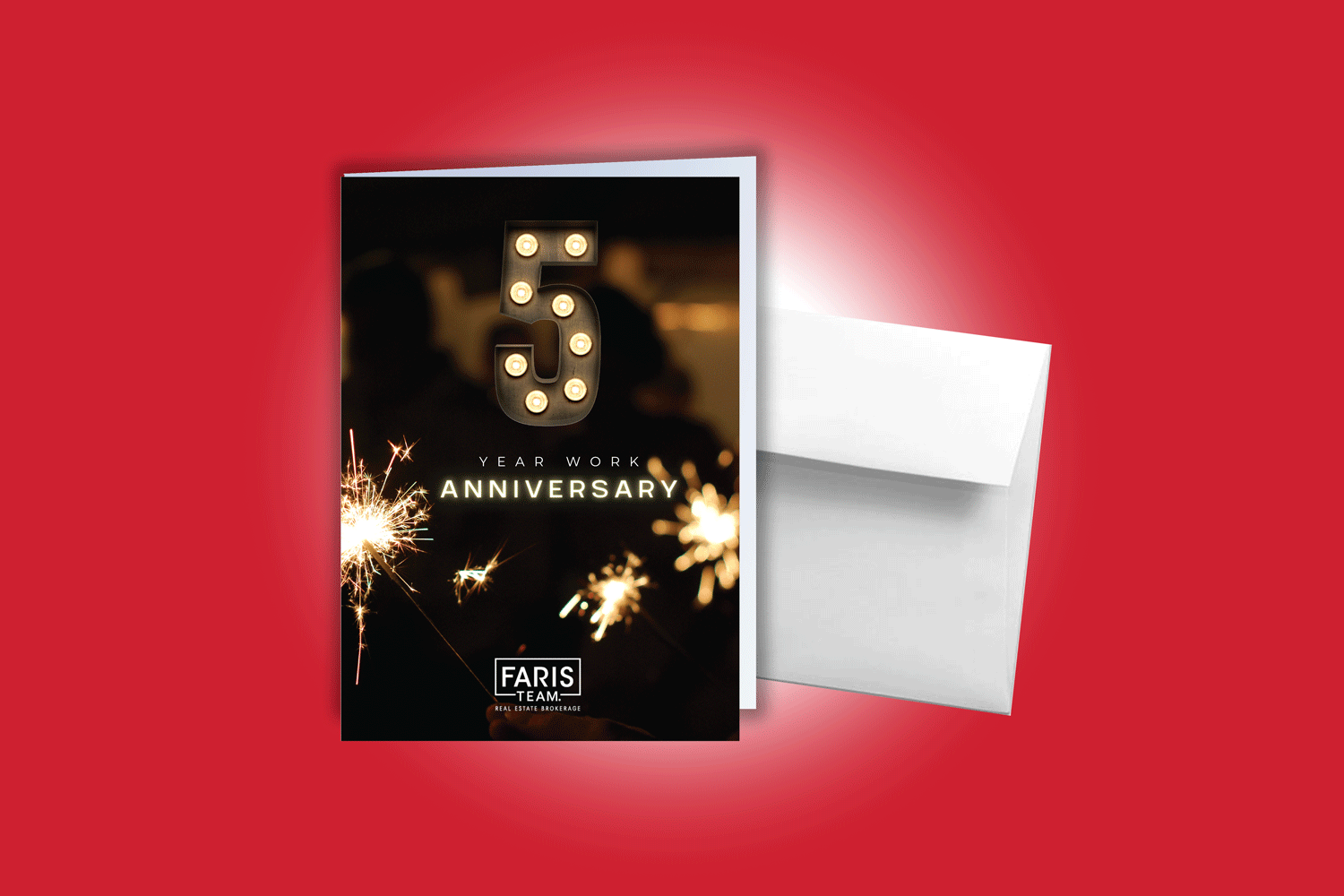 5 Year Anniversary Card