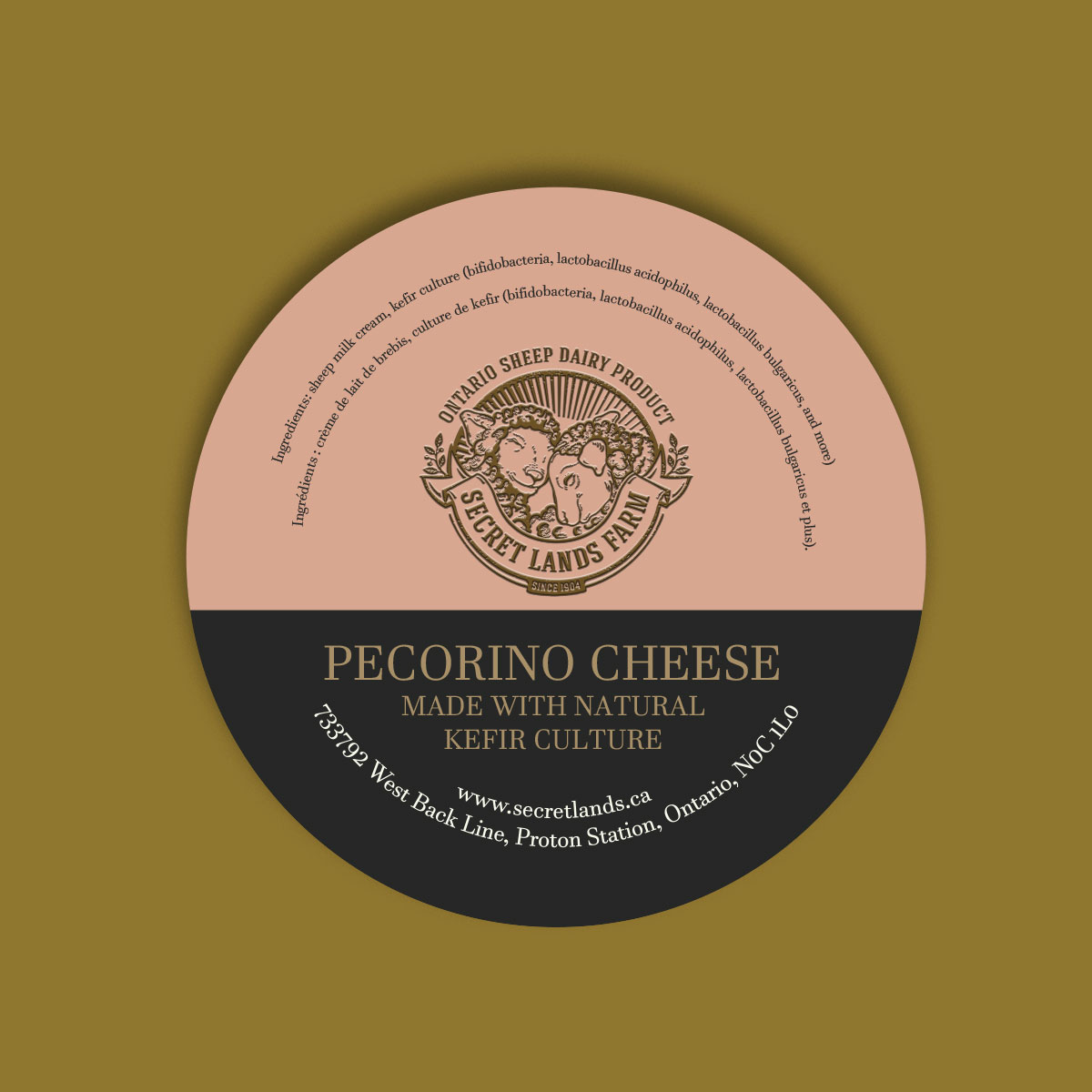5inch Pecorino Cheese With Kefir Culture