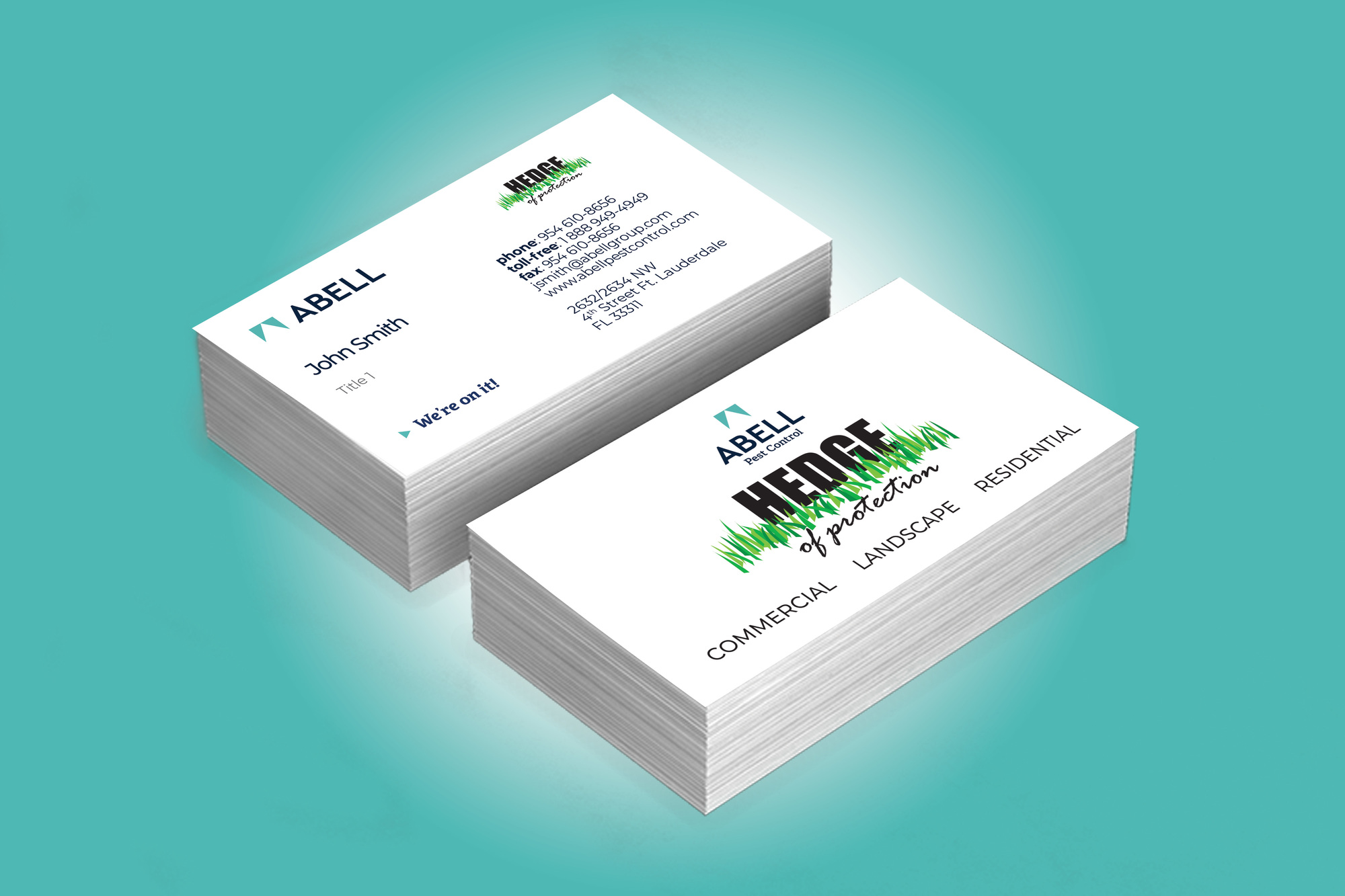 Abell Business Card - Hedge of Protection