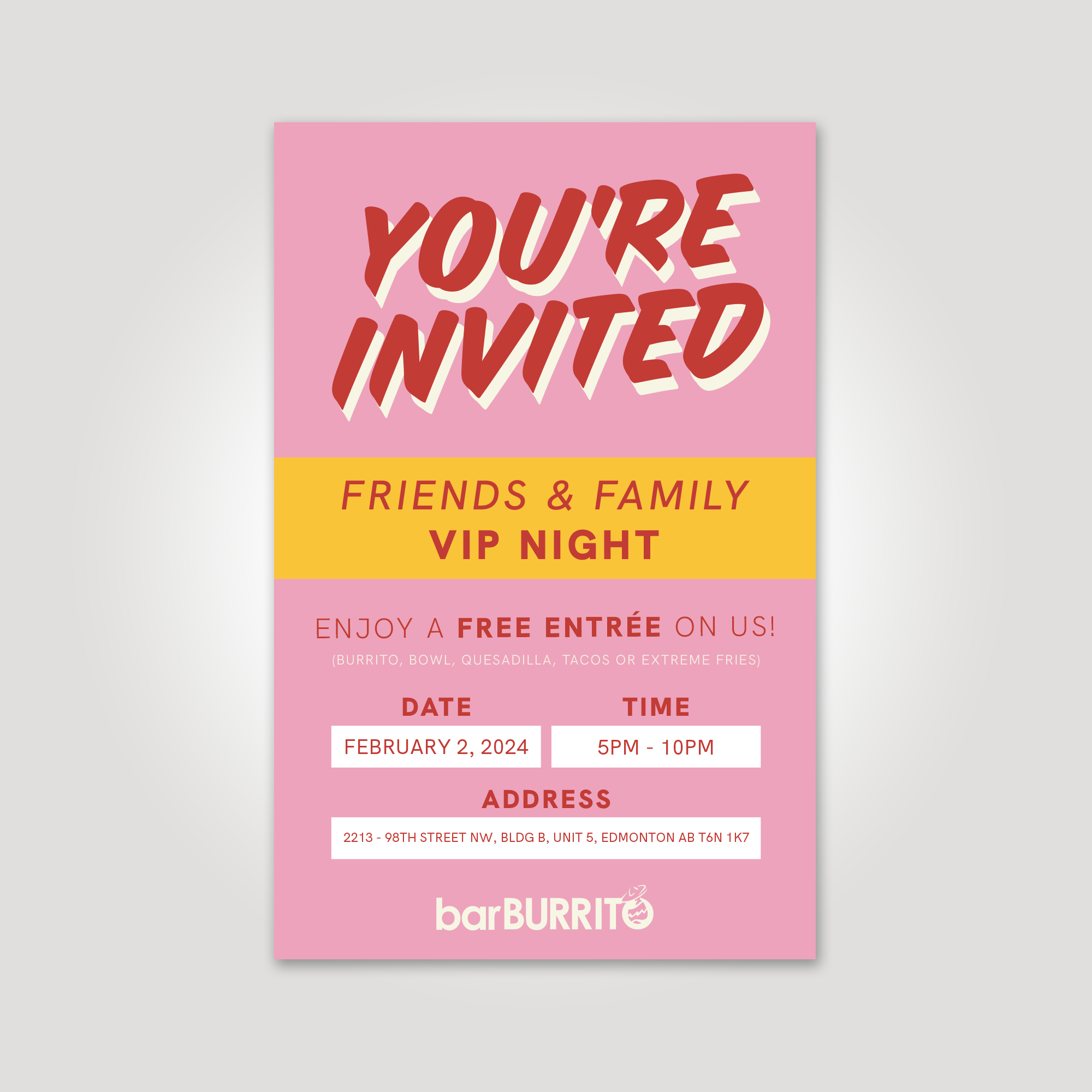 VIP Friends + Family