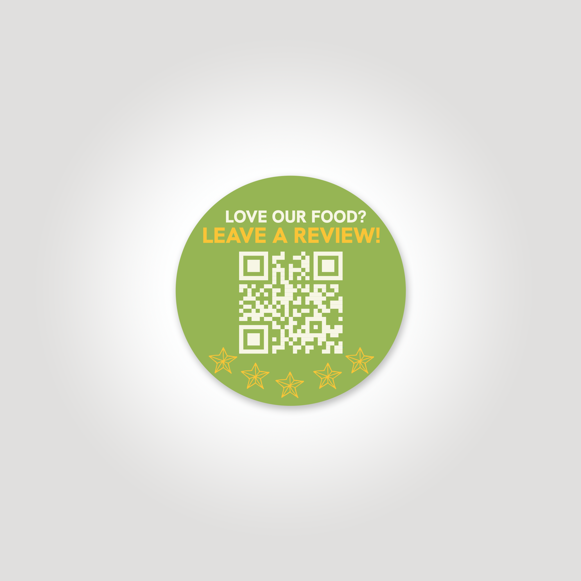 Leave a Review - 3 x 3"