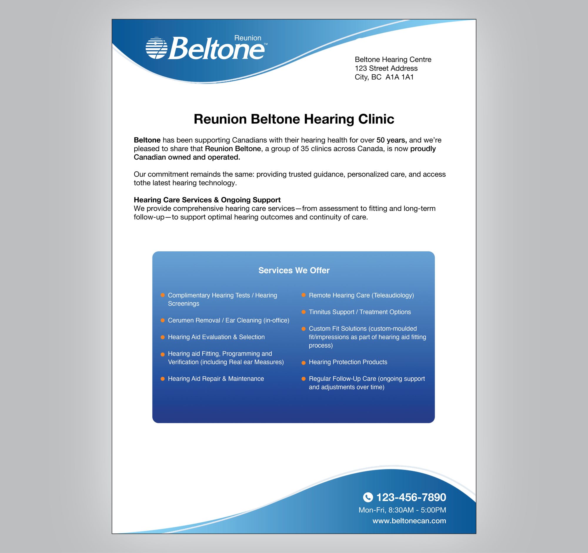 Beltone Briefer - Reunion Hearing