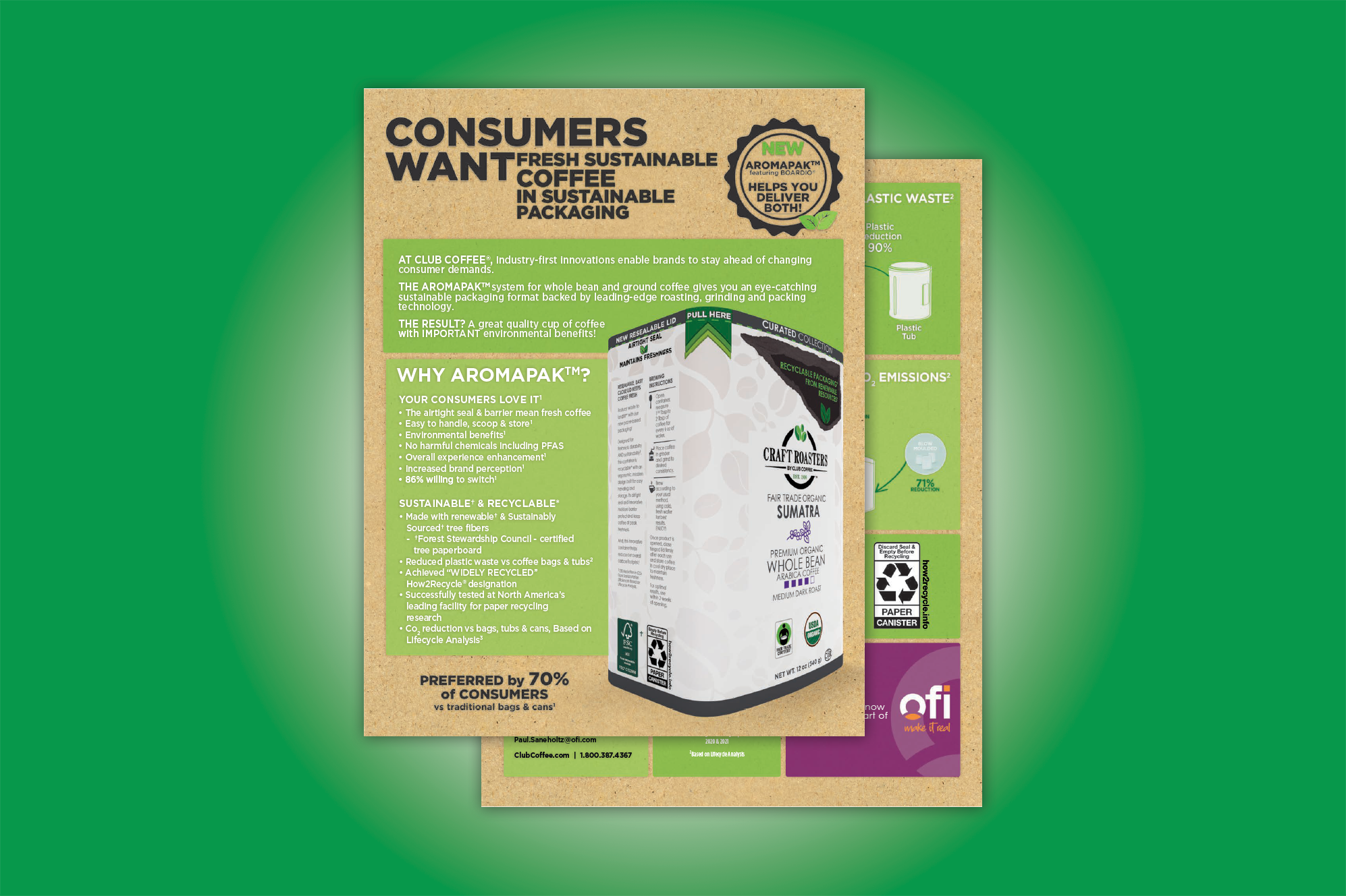 Club Coffee Craft Roaster_CA Blend Brochure