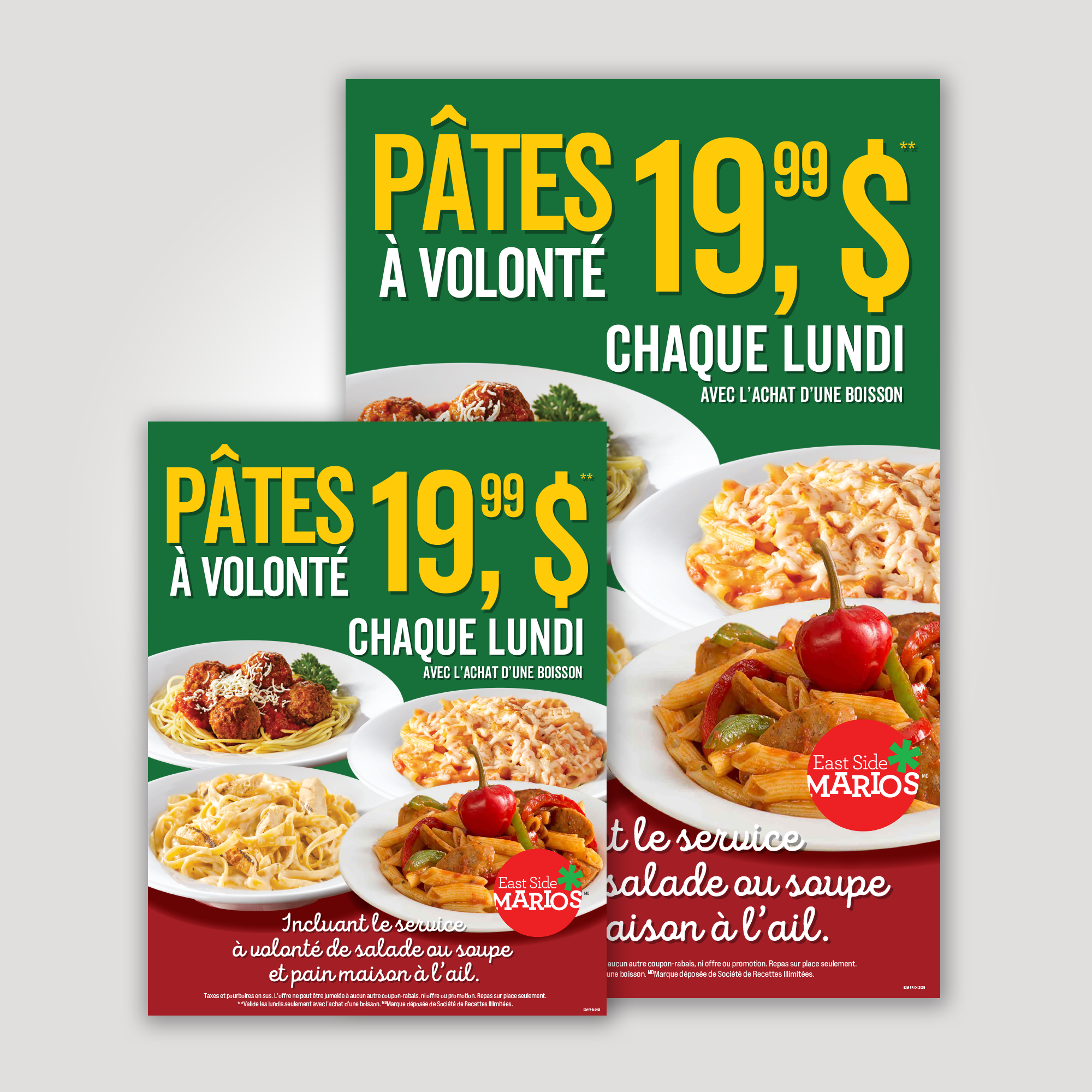 Monday Daily Deal Posters (FR)