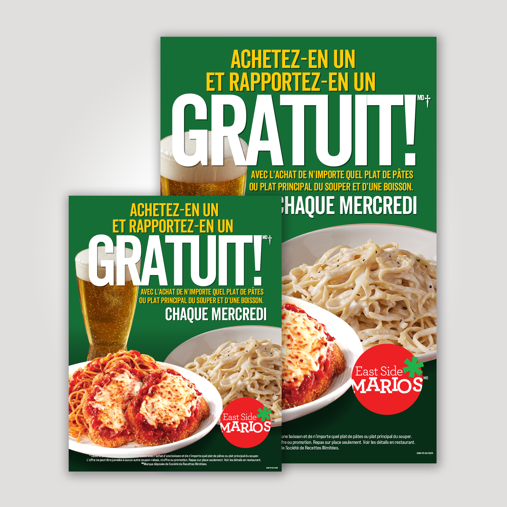 Wednesday Daily Deal Posters (FR)