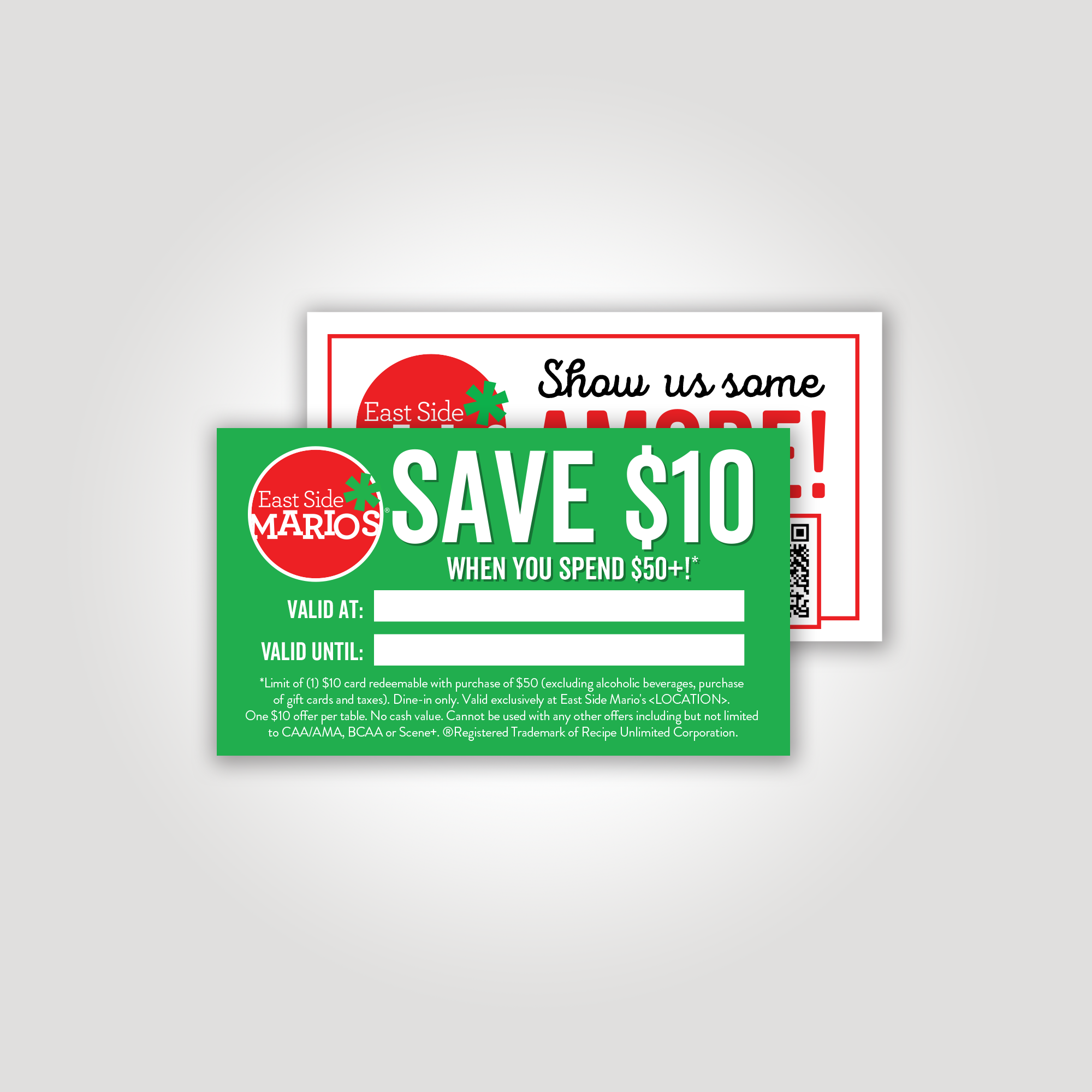 Google Review Cards / Save $10 off $50