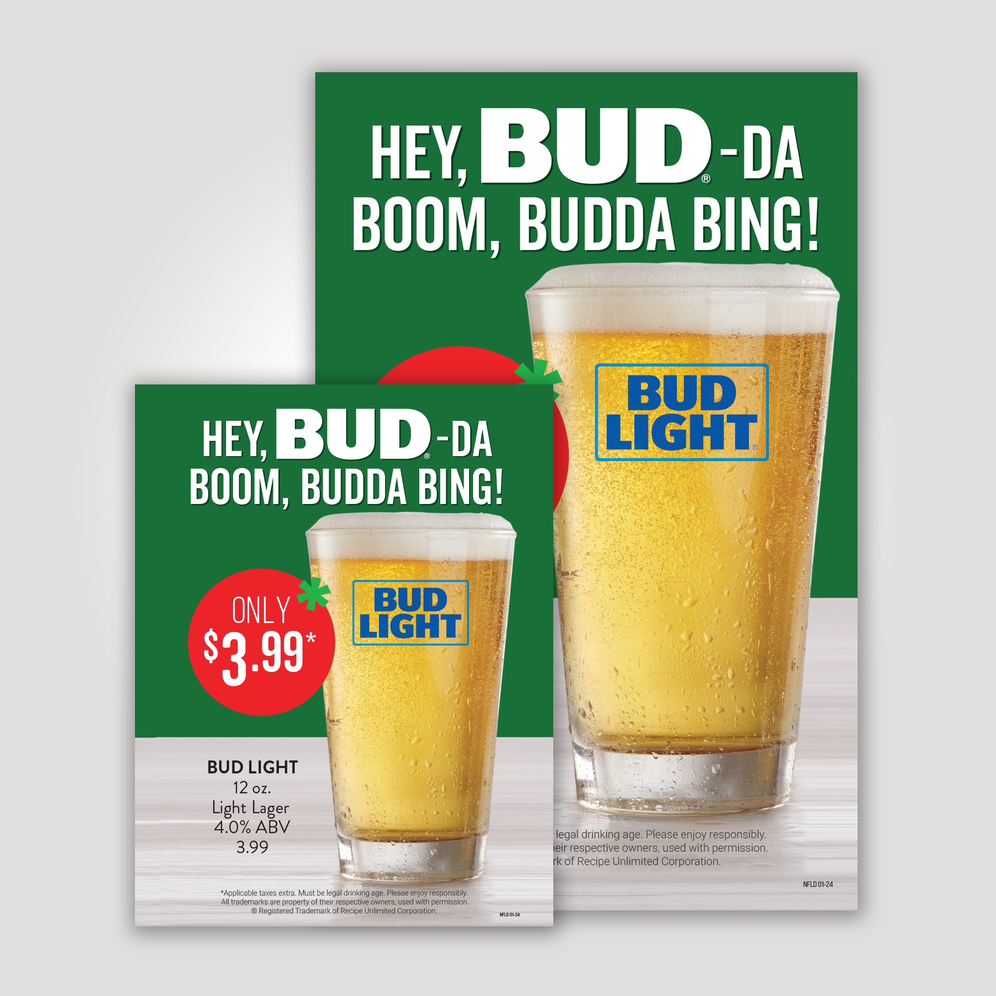 3.99Beer - Bud Light Posters