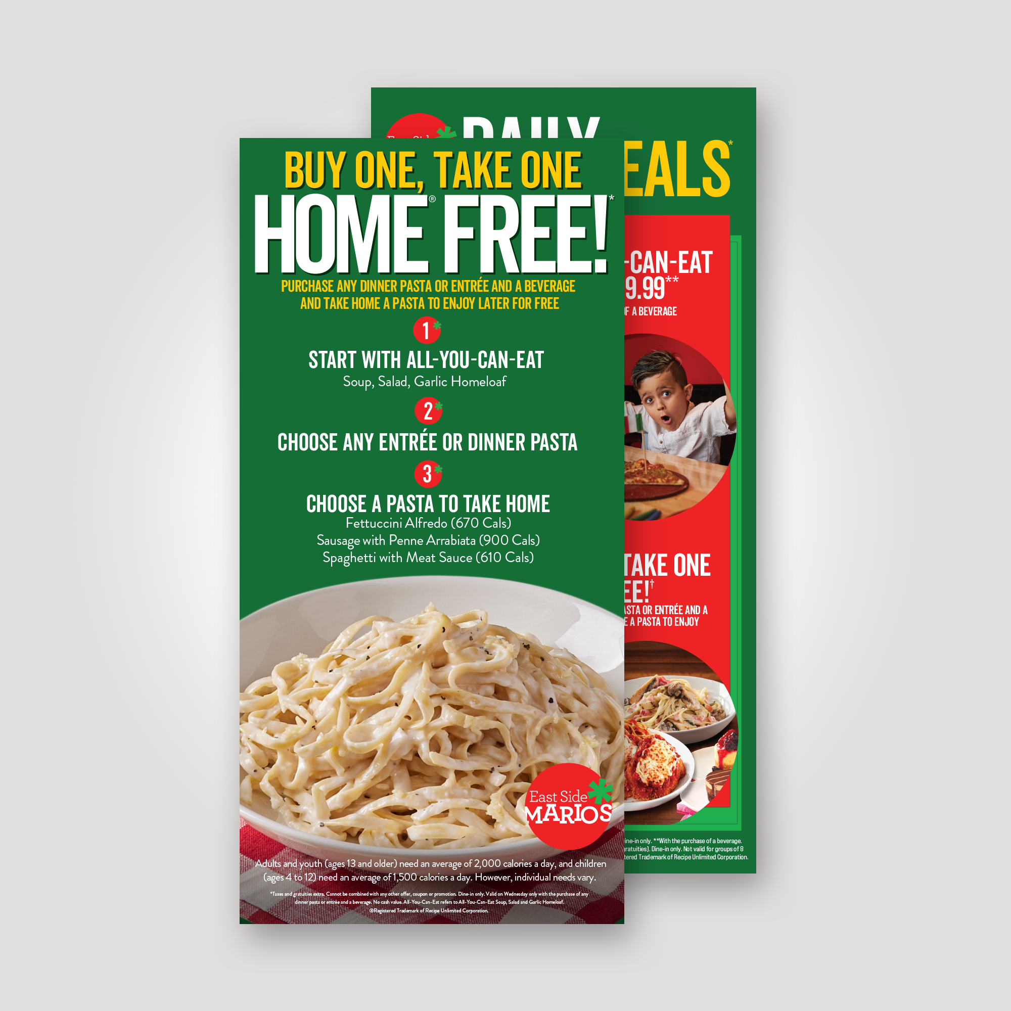 BOTO Menu + DailyDeals Card