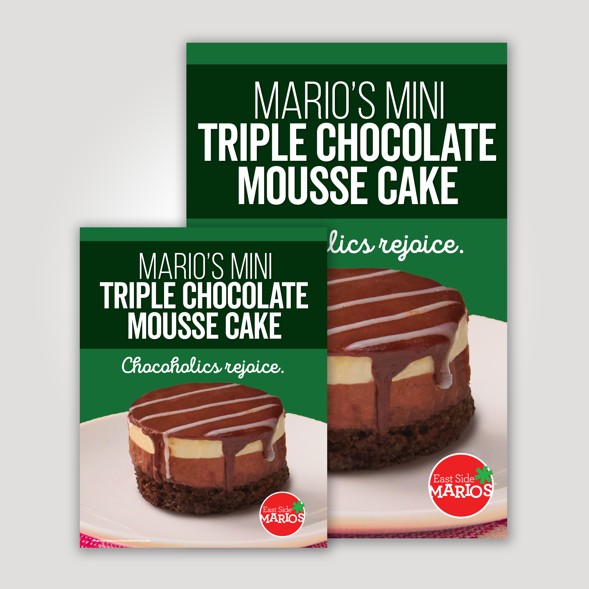 Mini Triple Choco Cake Posters