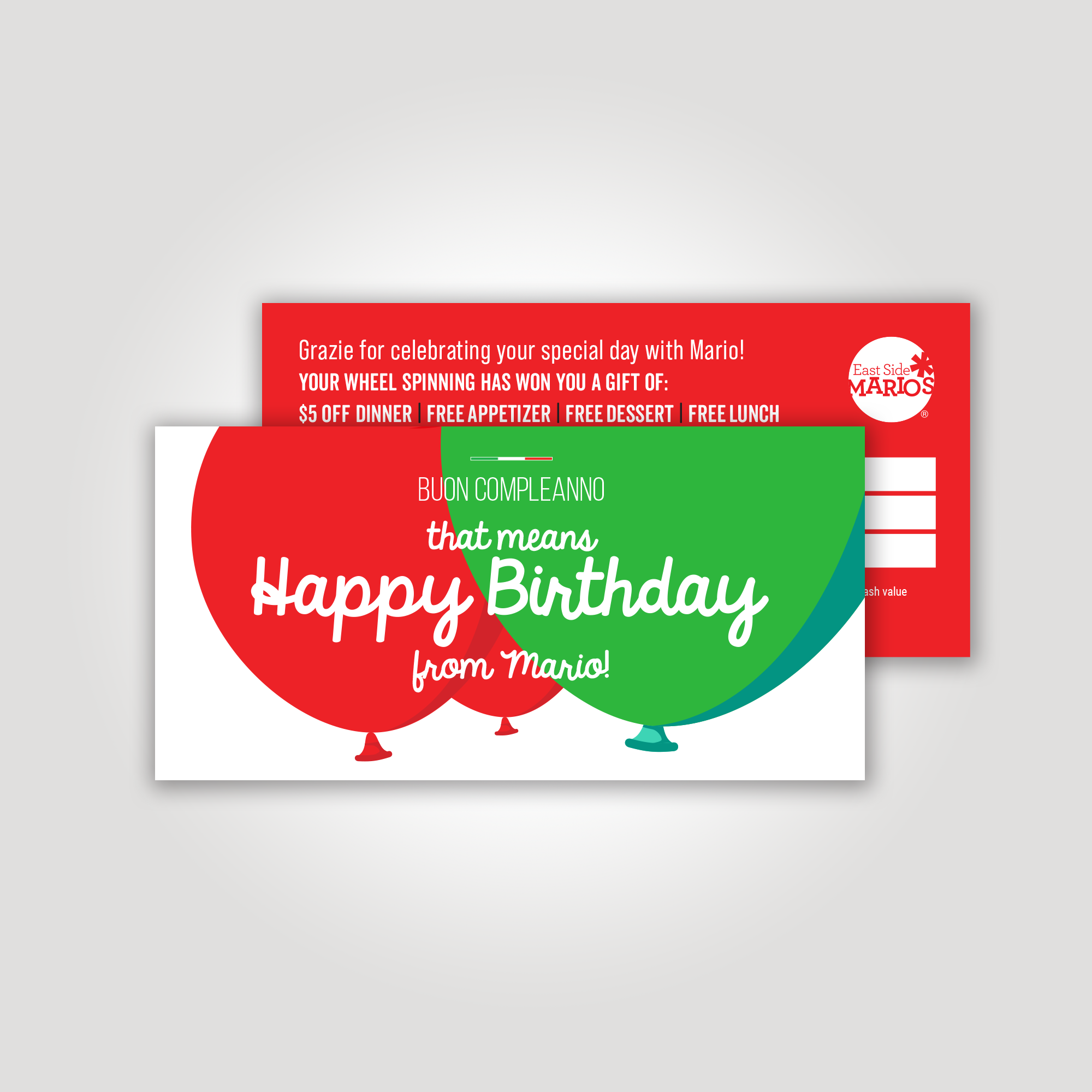 Adult Birthday Coupon