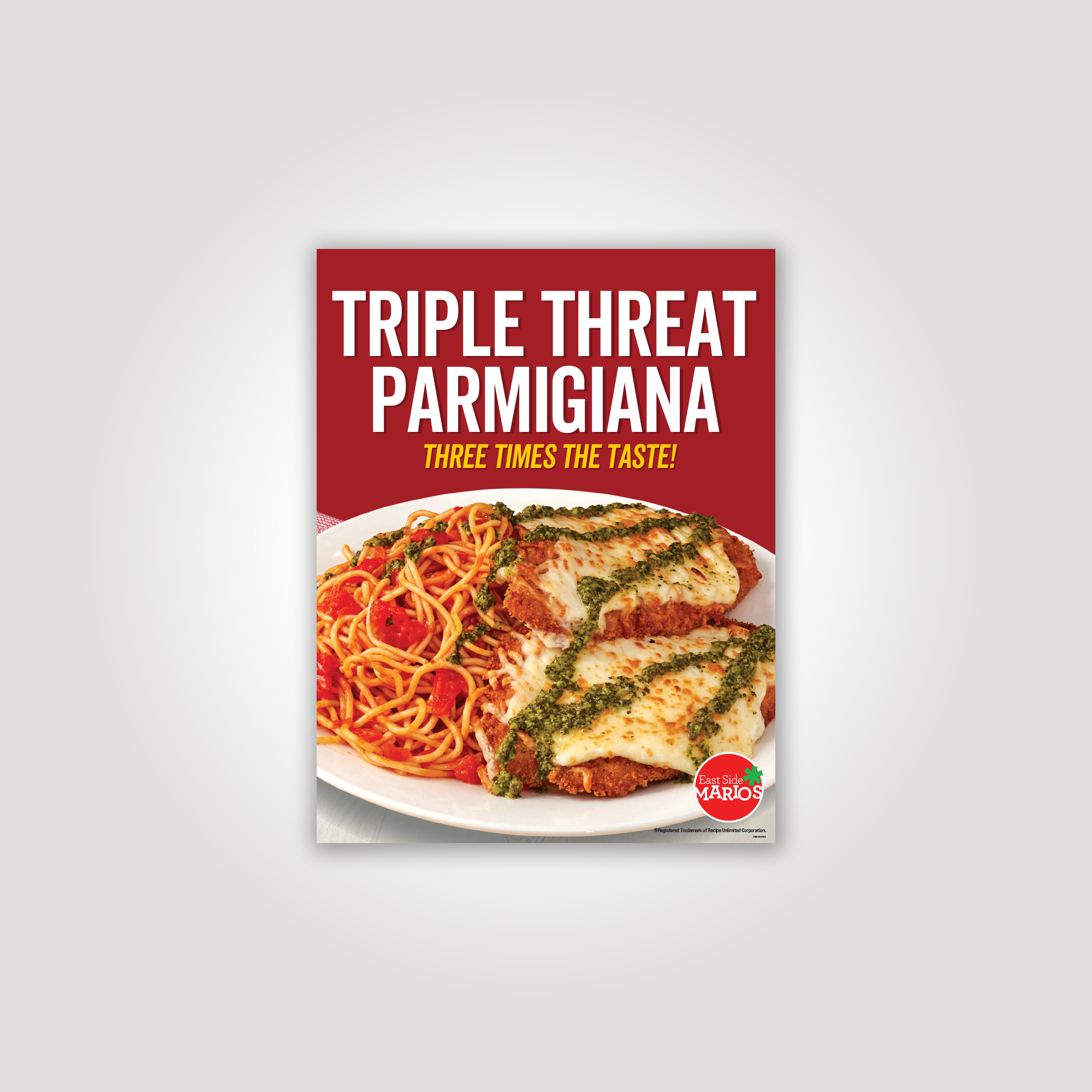 Triple Threat Parmigiana Poster