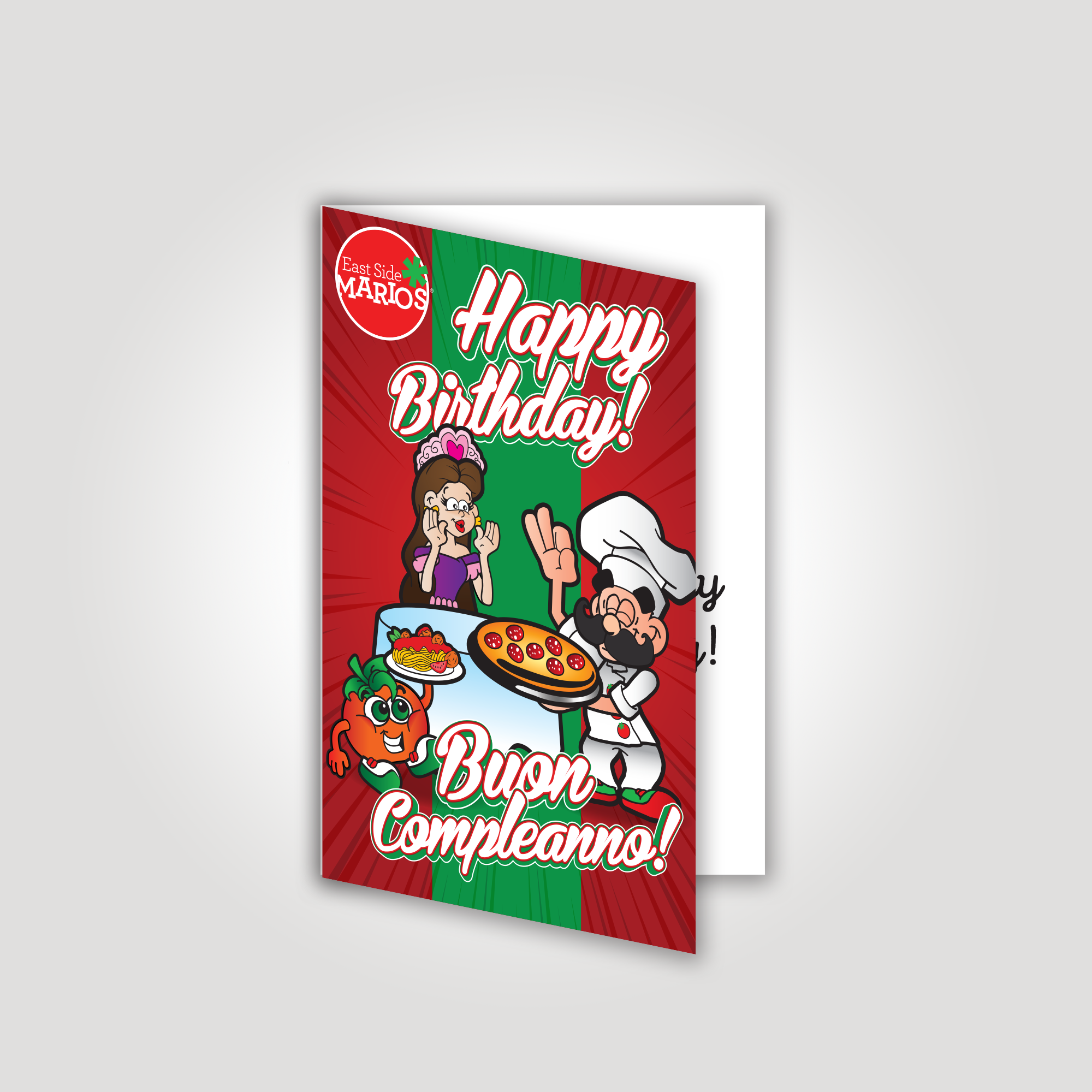 Mini Mario's Birthday Card