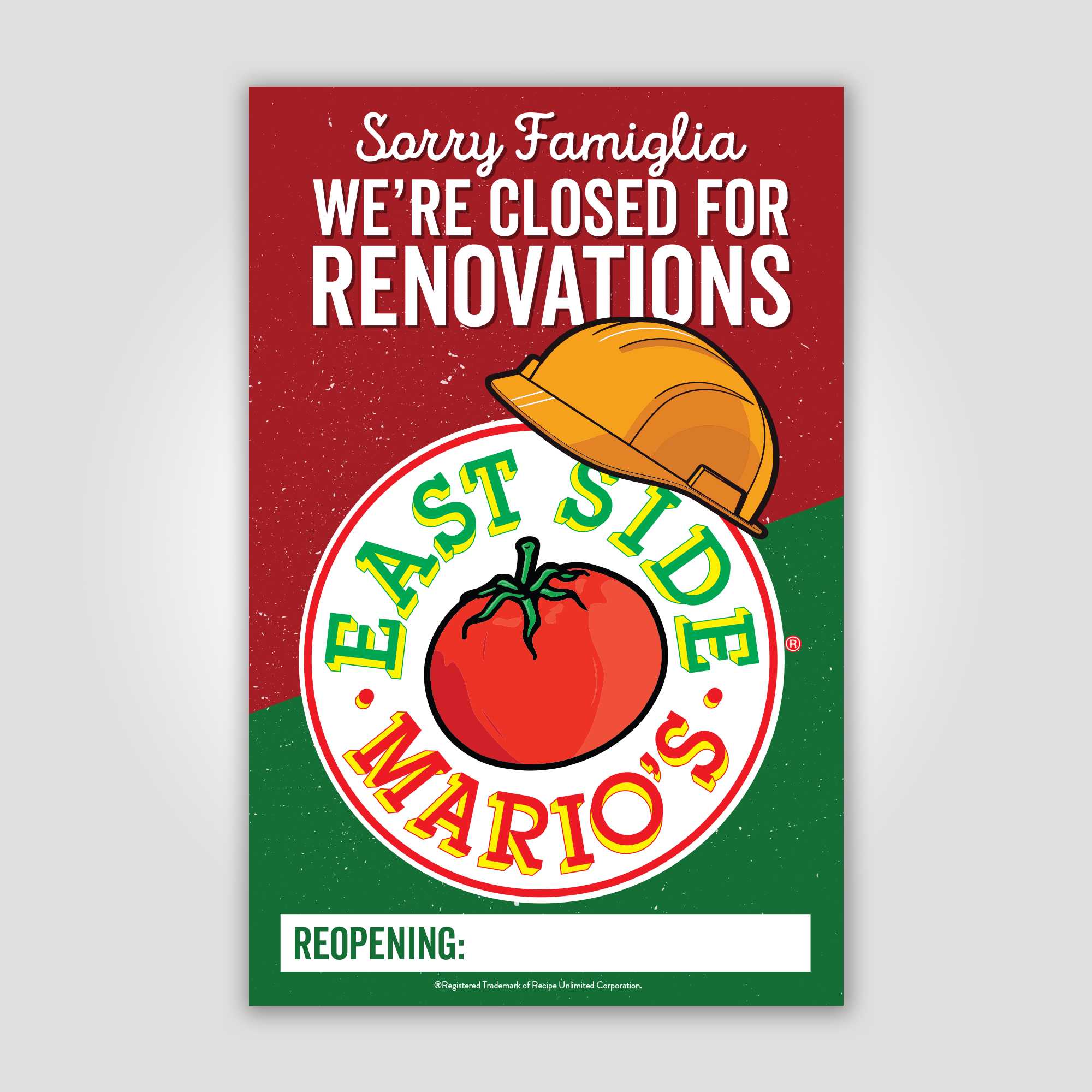 We're Closed Reno Poster