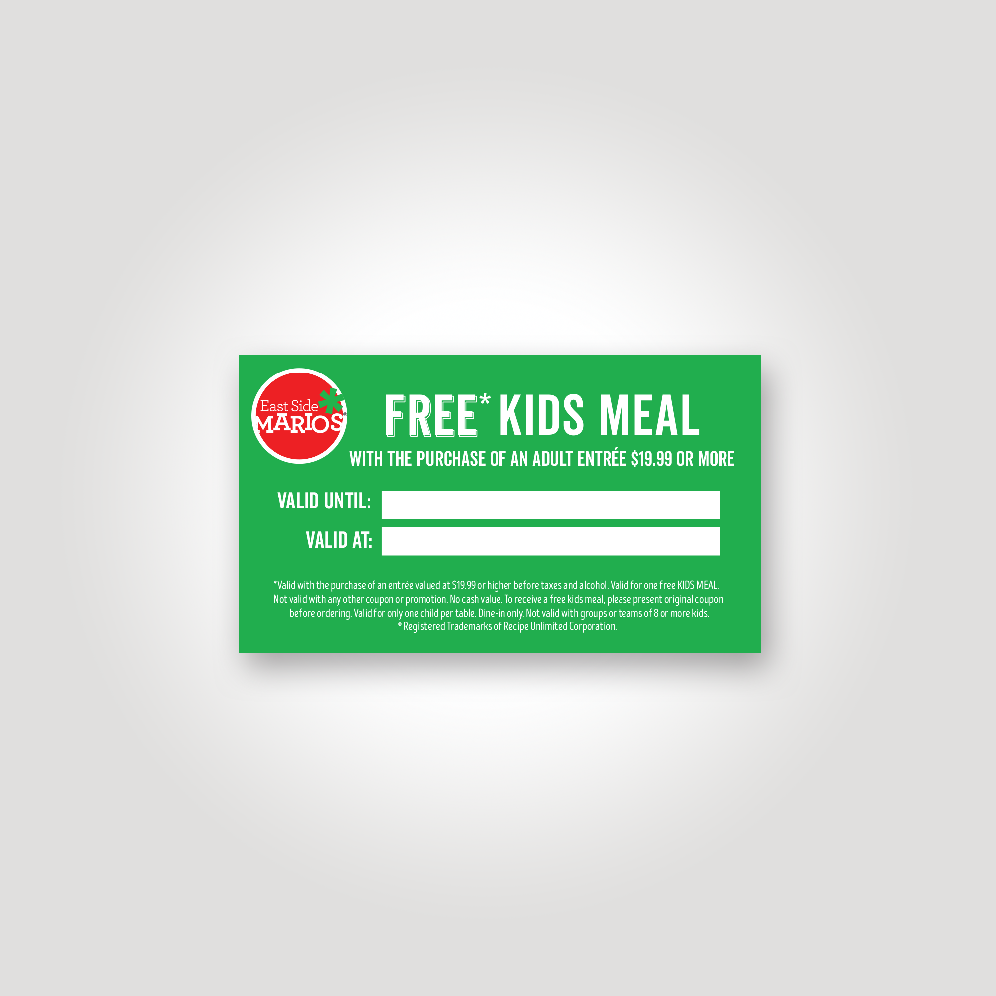 Kids Eat Free Coupon - EN