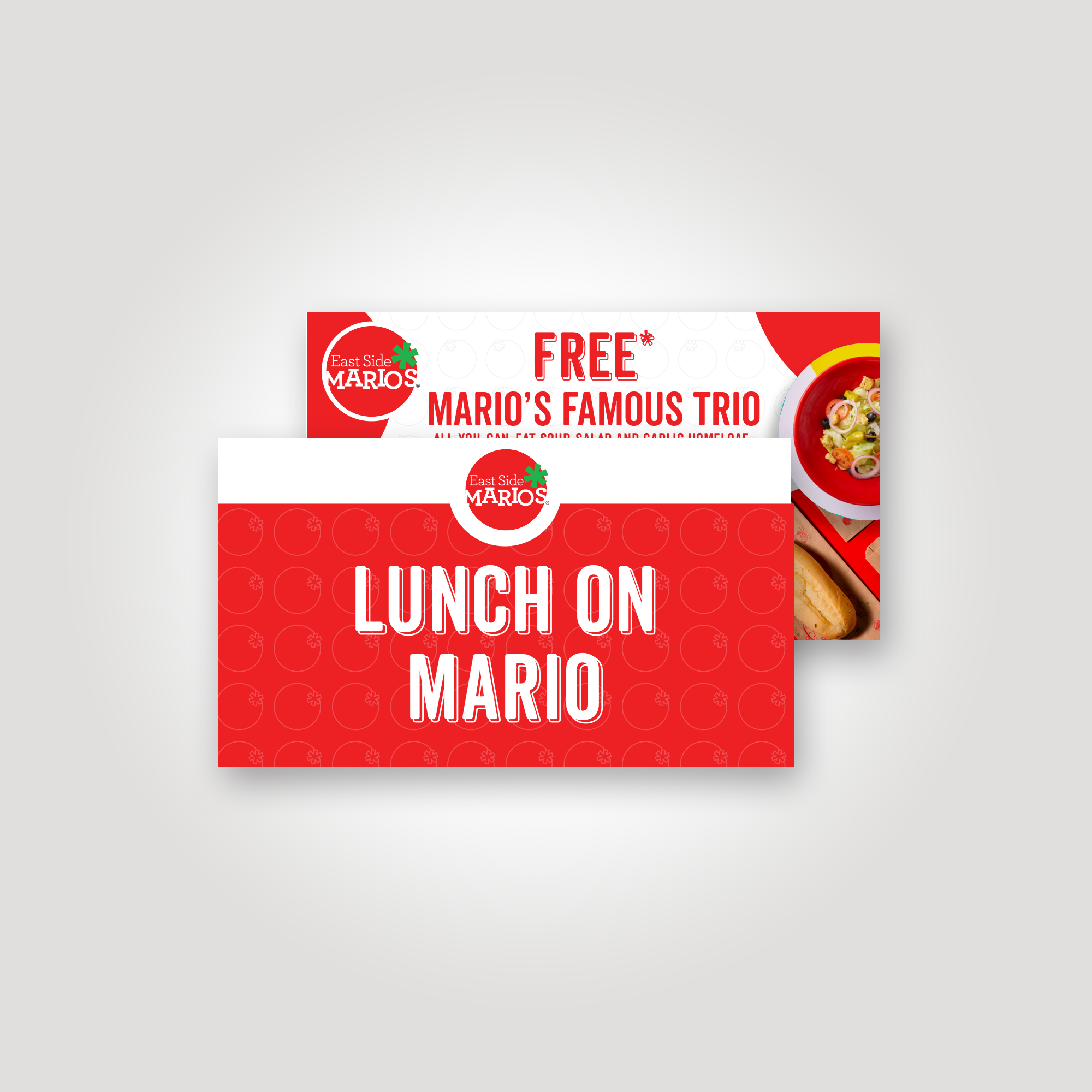Free Marios Trio Lunch Card - EN & FR