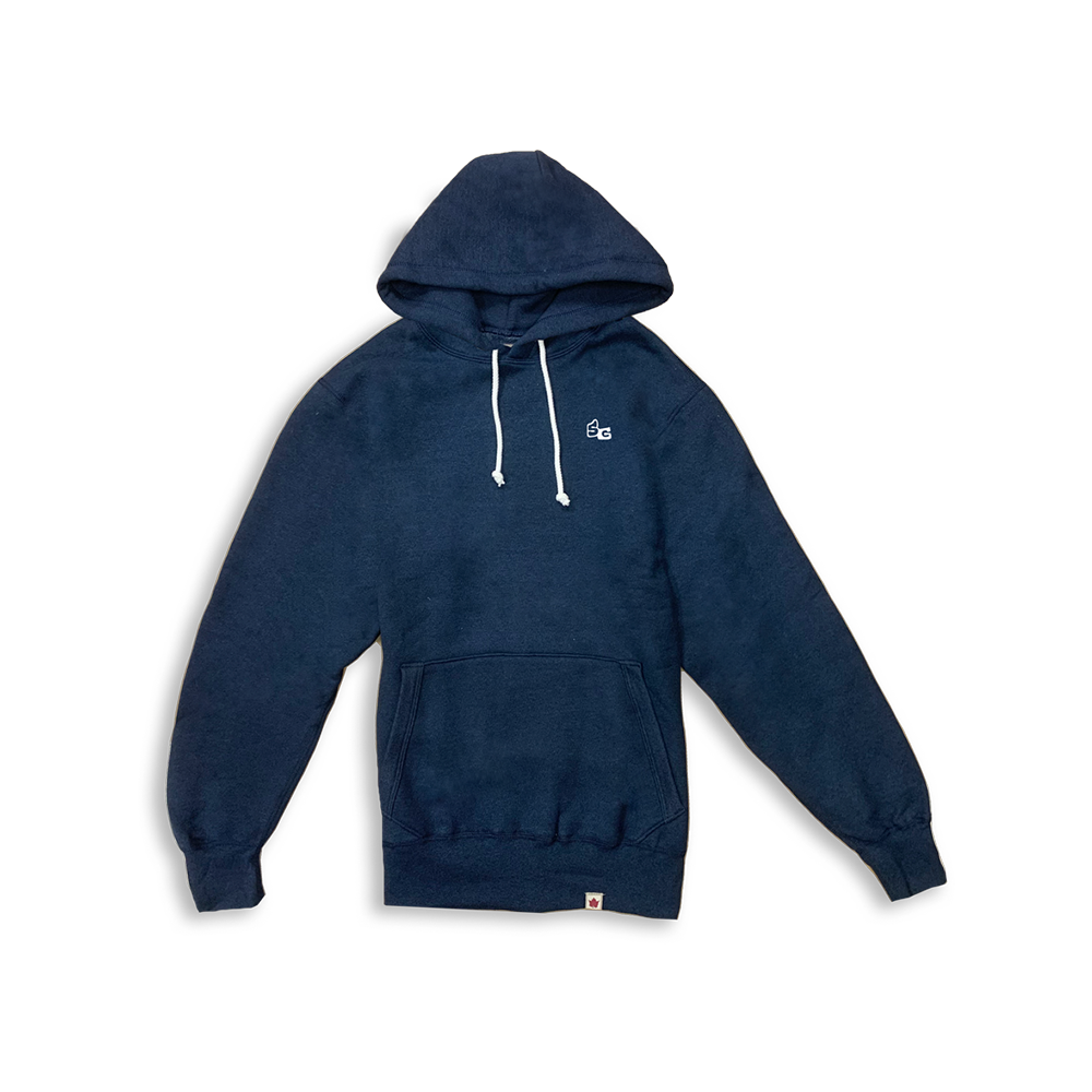 Fire Side Fleece Navy Hoodie - Signature Series