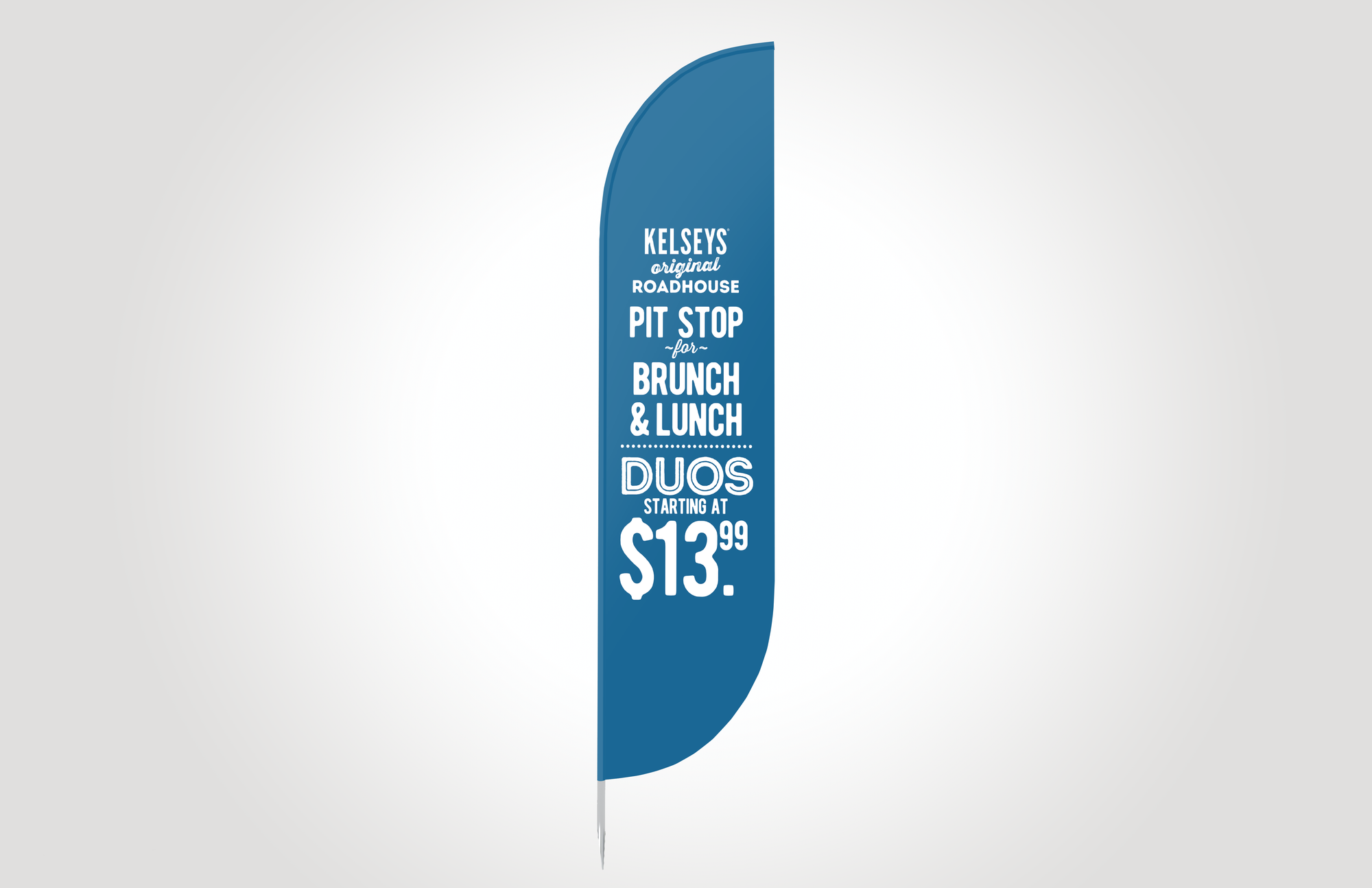 Brunch+Lunch Feather Flag