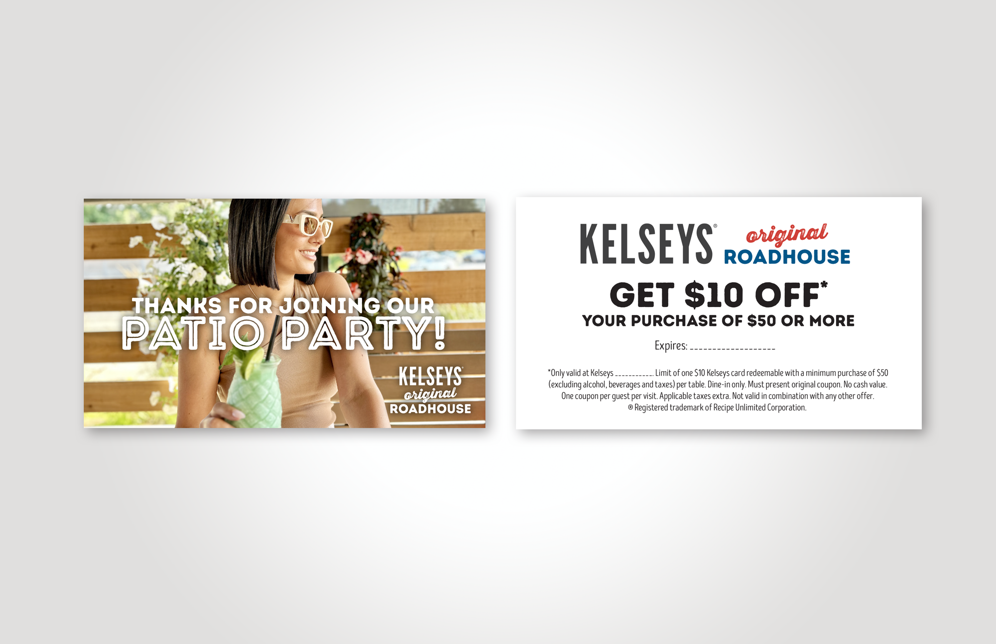 Generic Patio 10off50 Coupon (Custom)