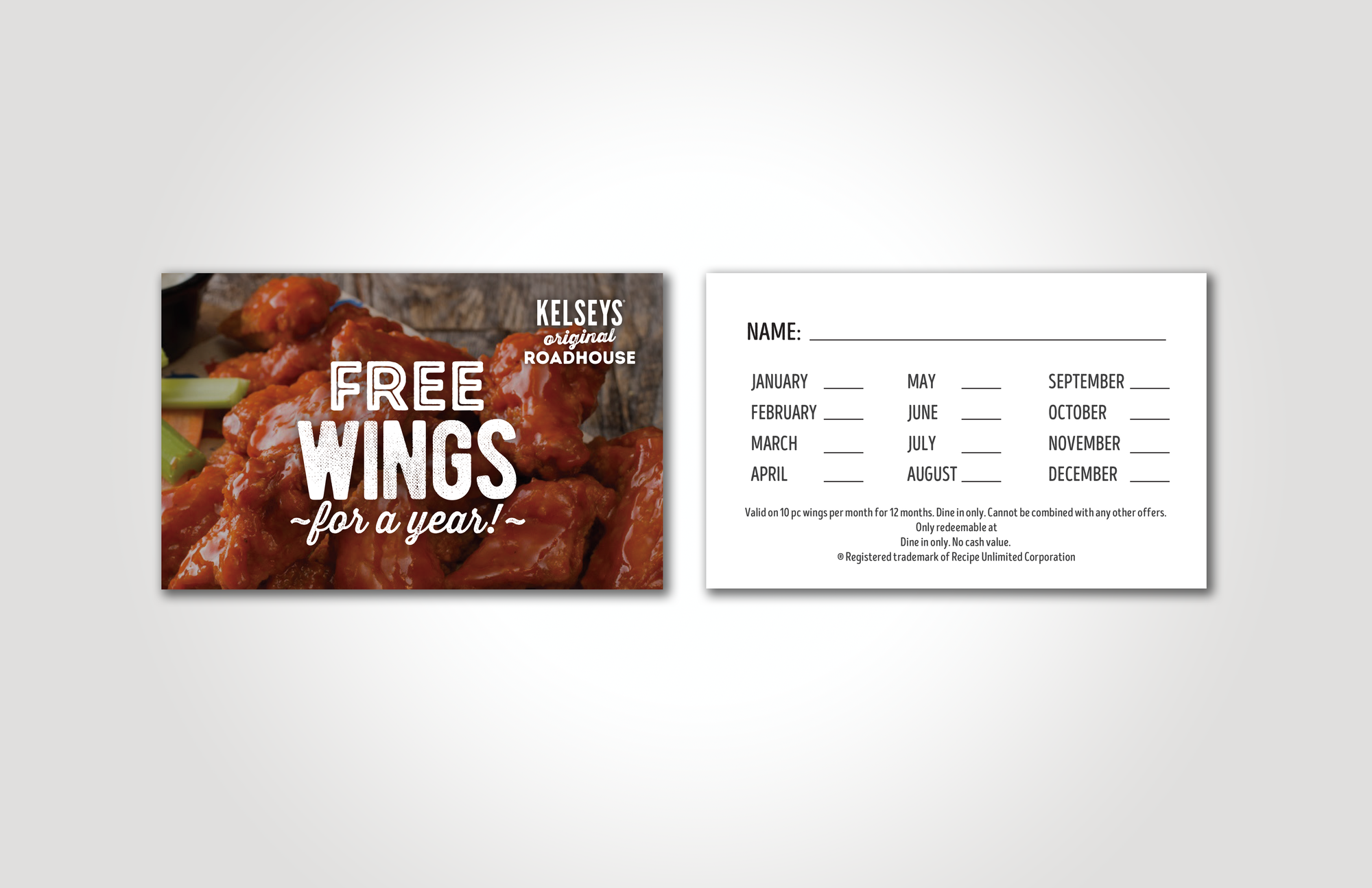 Free Wings Card (Custom)