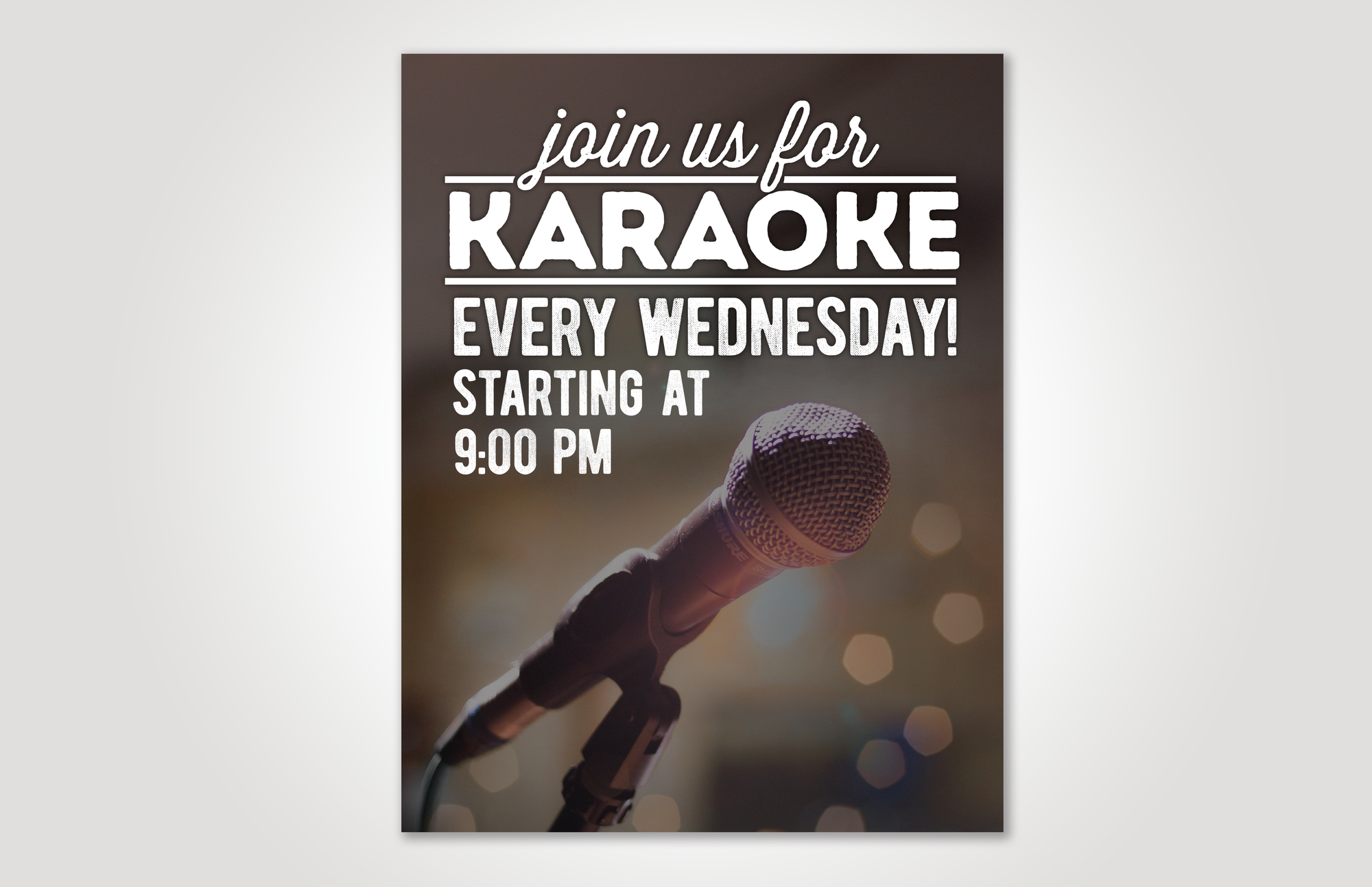 Karaoke Poster (Custom)