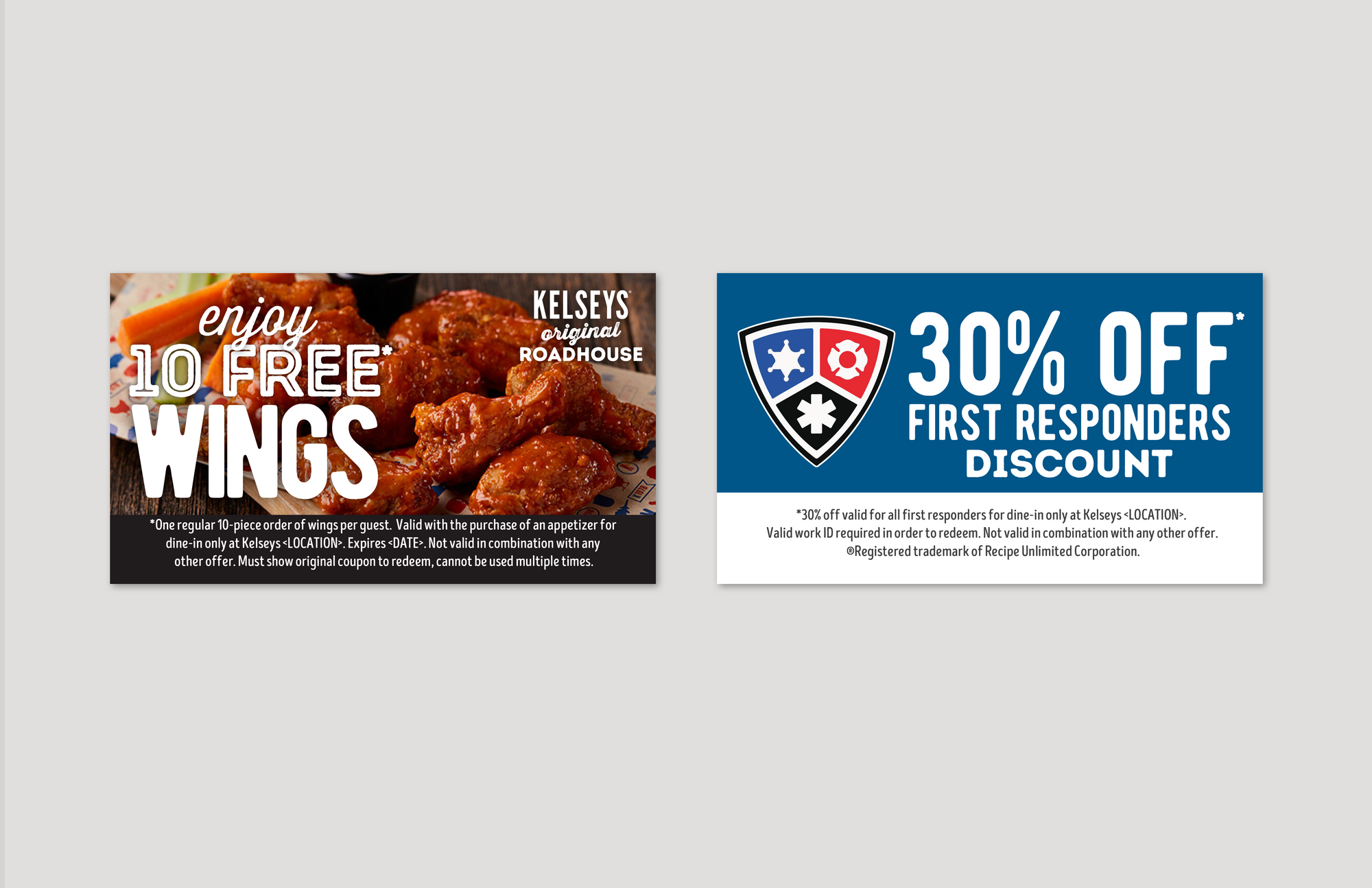 First Responders Discount/Free Wings (Custom)