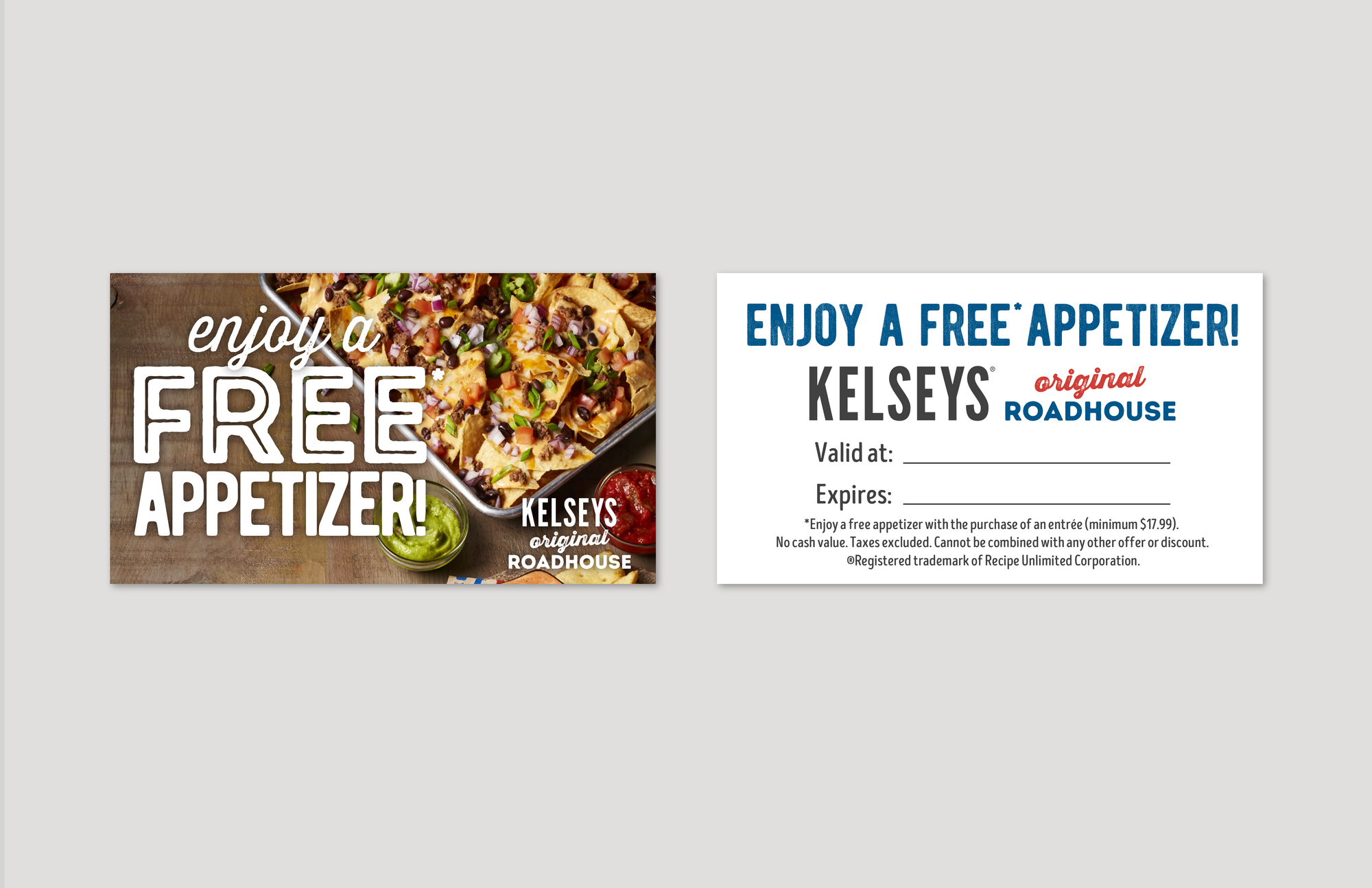 Free Appetizer Coupon (Custom)