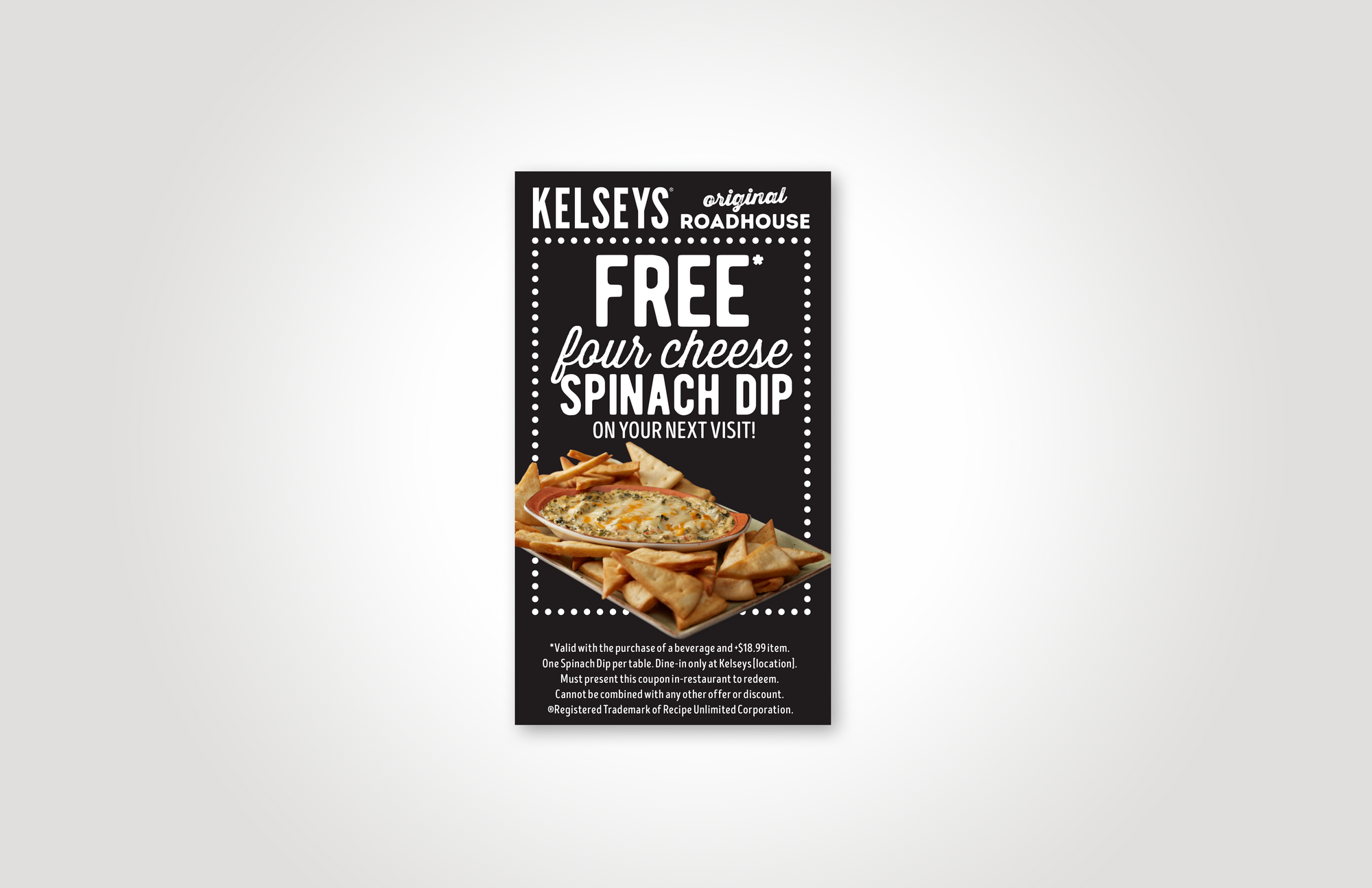 Spinach Dip Coupon Sticker (Custom)