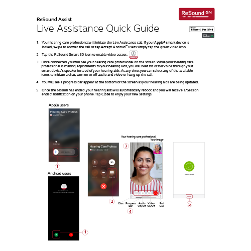 ReSound Assist - Live Assistance Guide  MK605260_rI