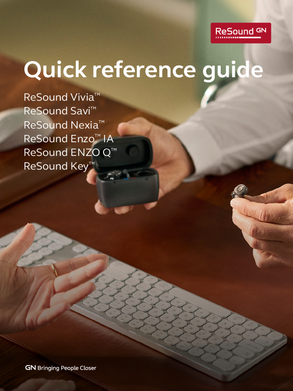 ReSound Pocket Quick Reference Guide MK605397