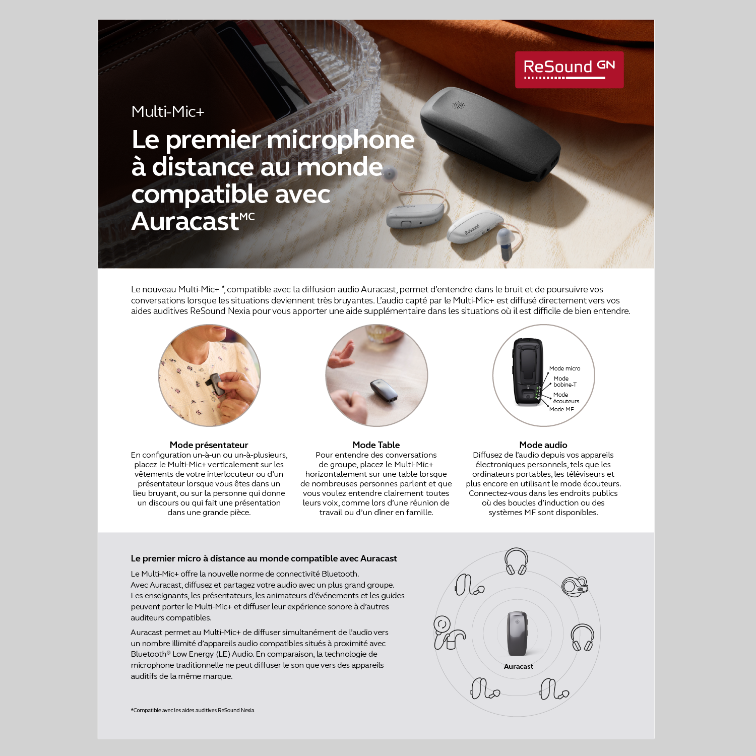 ReSound Multi-Mic+ OnePager MK605827FR_rA