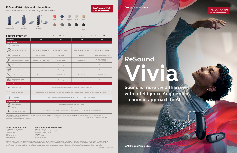 MK605911 - ReSound Vivia Professional Brochure 