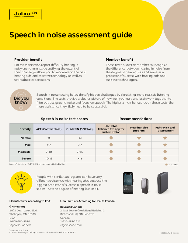 MK606004 rB Jabra_SpeechInNoise_AssessmentGuide