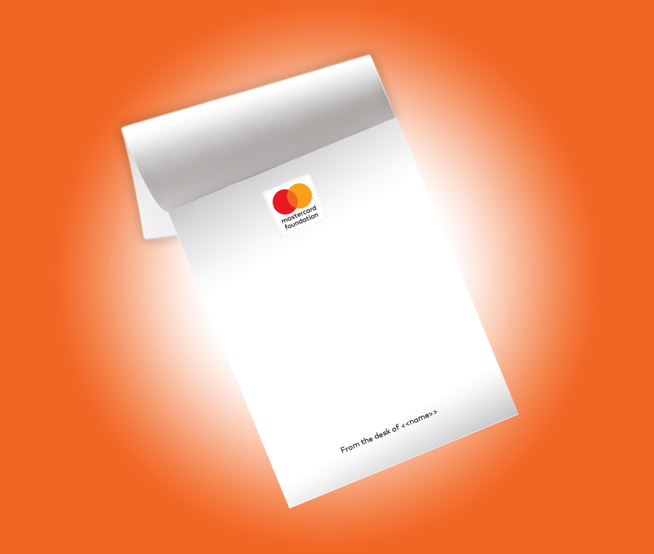 Mastercard Personalized Notepad