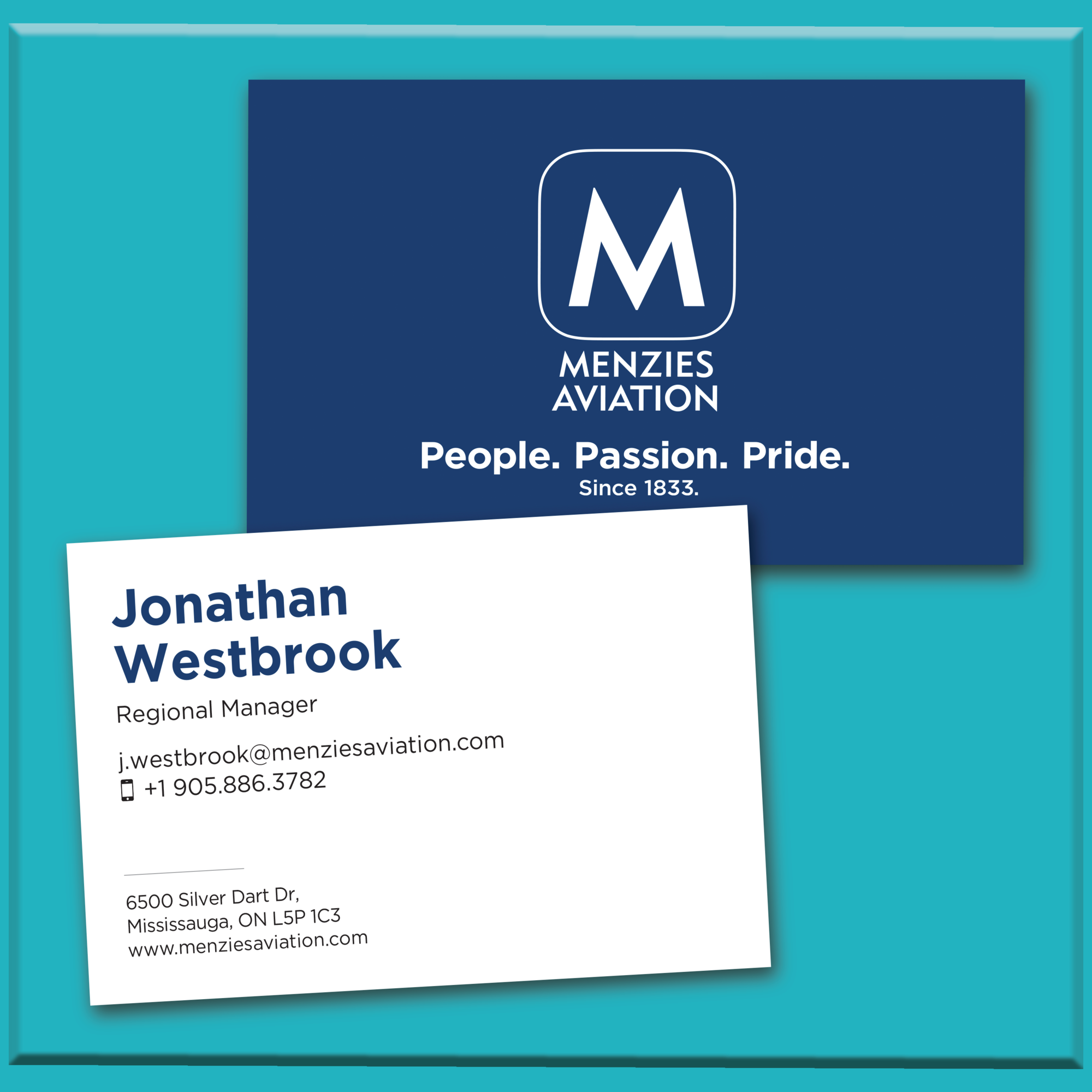 Menzies Business Card / Mobile Number Only