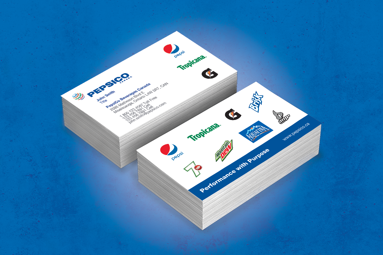 PepsiCo Business Card -  Beverages - EN