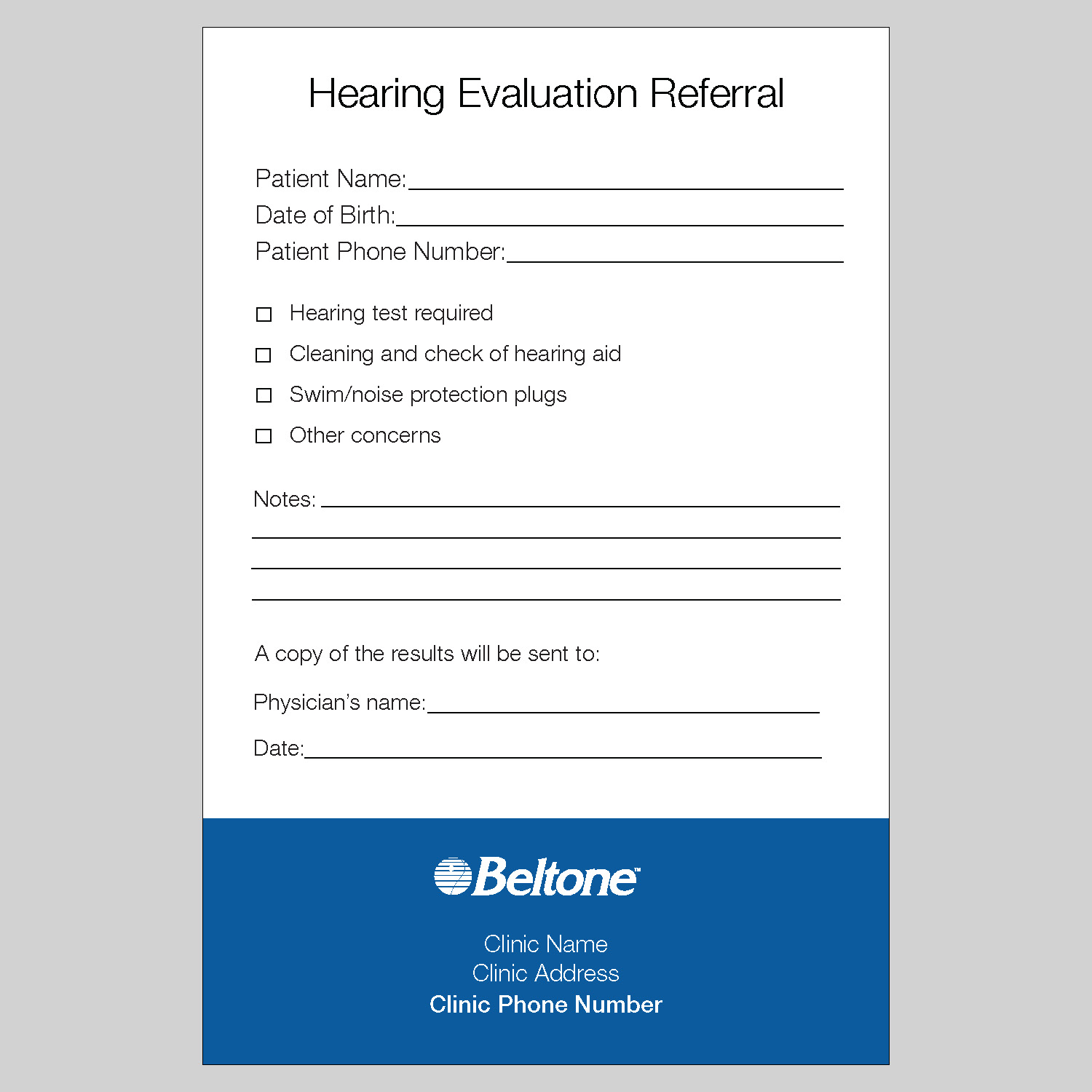 Prescription Pad - Single Clinic