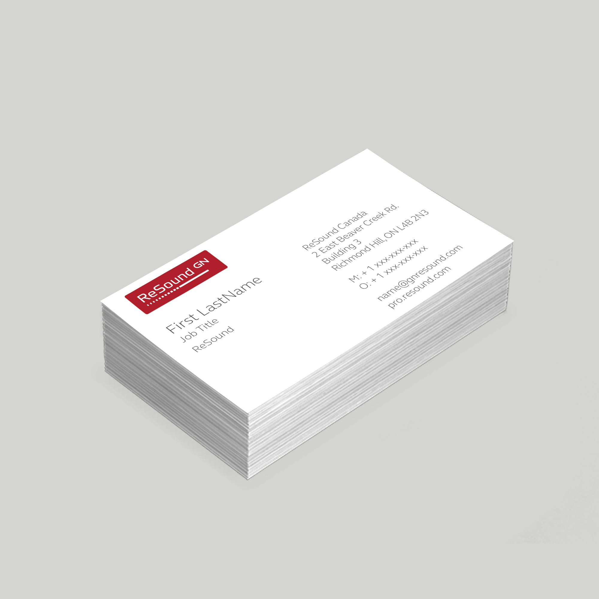 GN Resound Business Cards