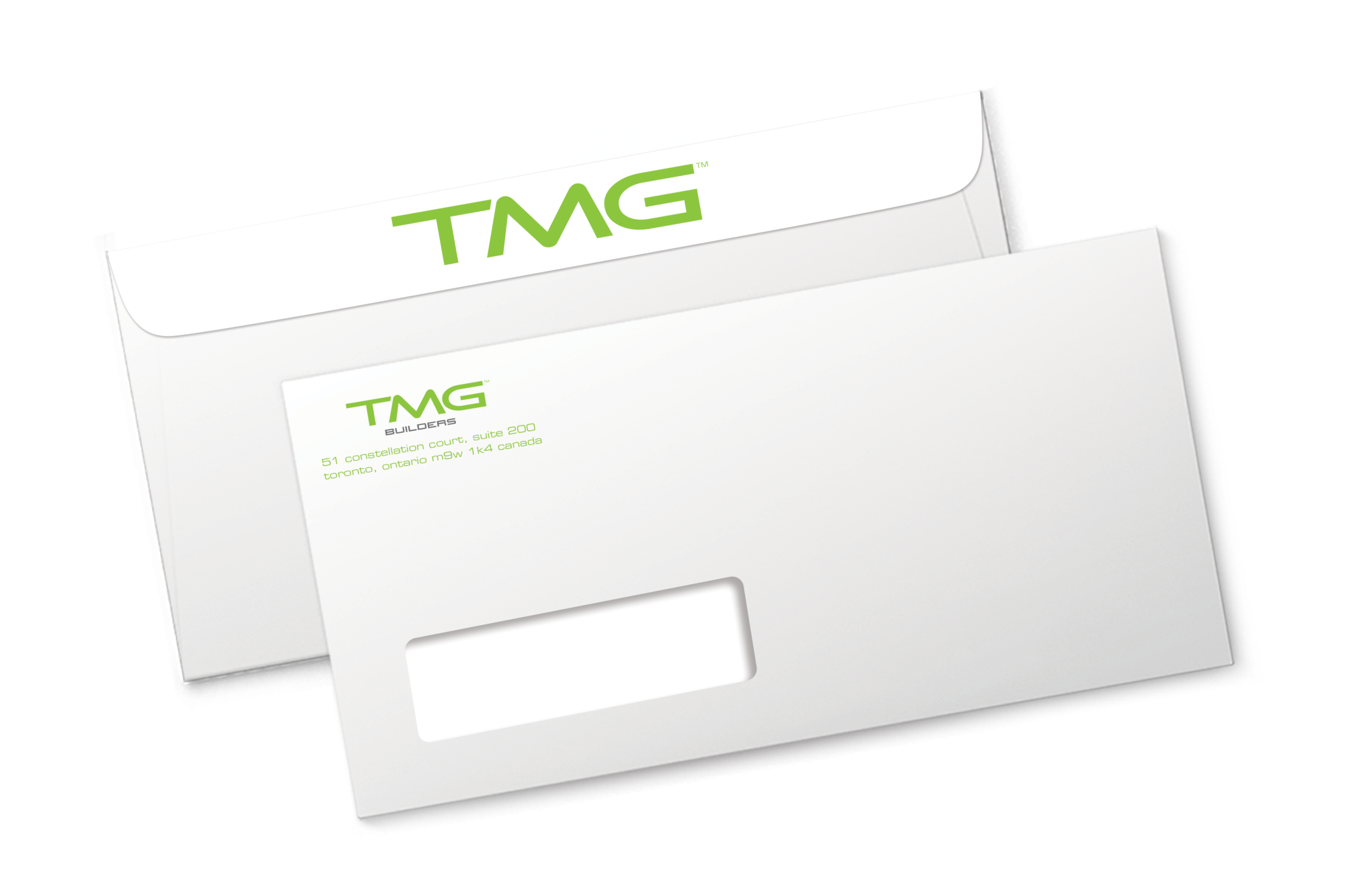 TMG Builders #10 Window Envelopes