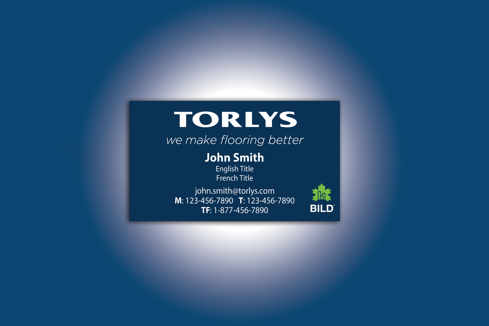 Torlys Business Card Sticker