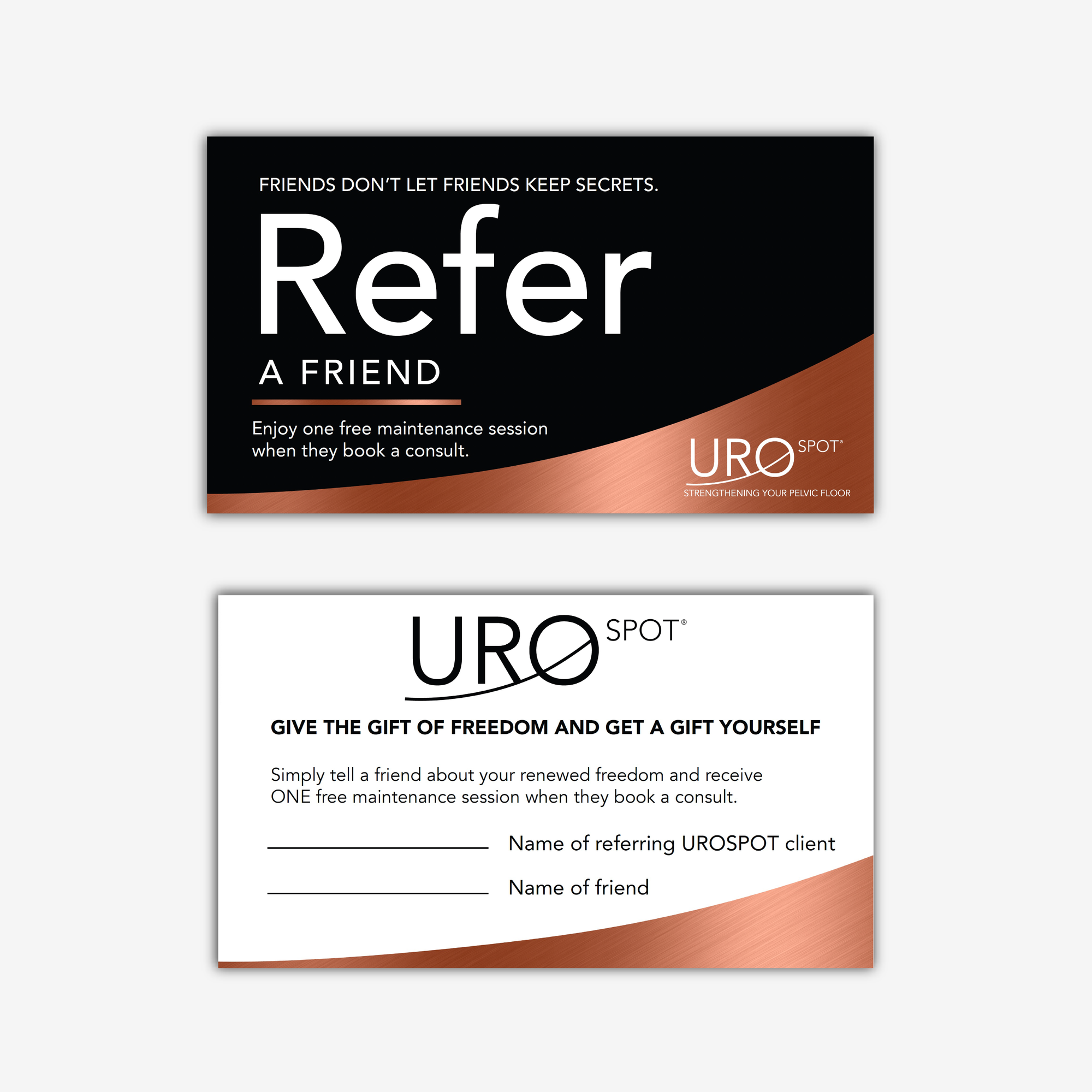 Refer a Friend Sign Card