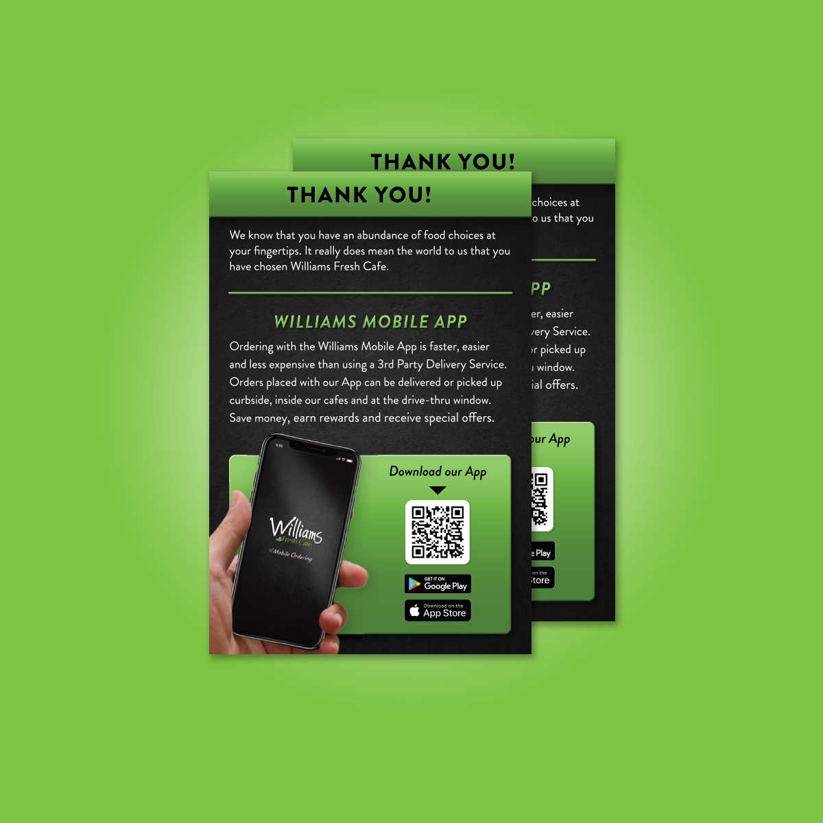 Online Ordering Flyer - WITH DELIVERY