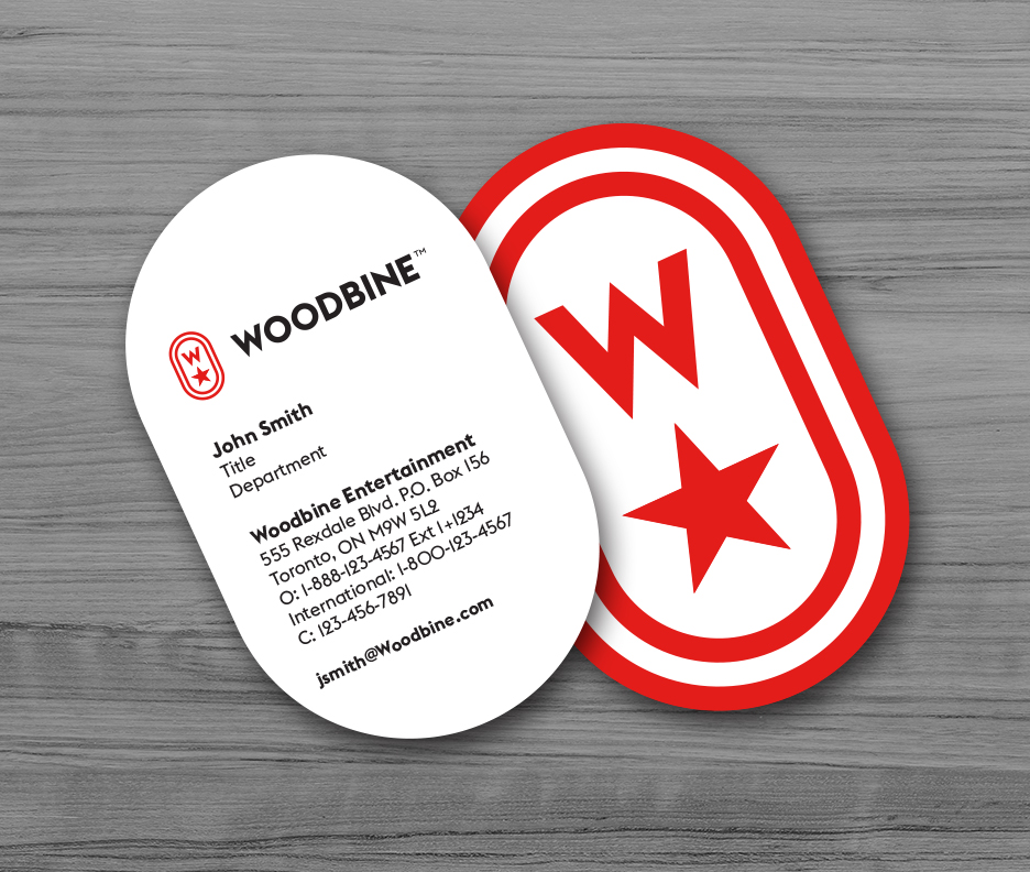Woodbine Entertainment Business Cards