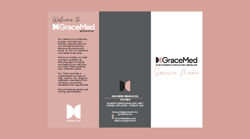 GraceMed Briarwood Service Menu Pamphlet