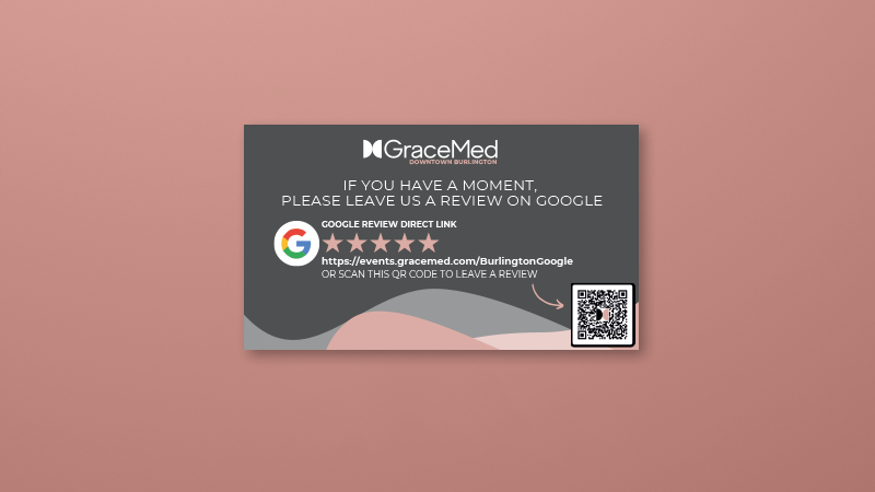 Burlington Google Review card