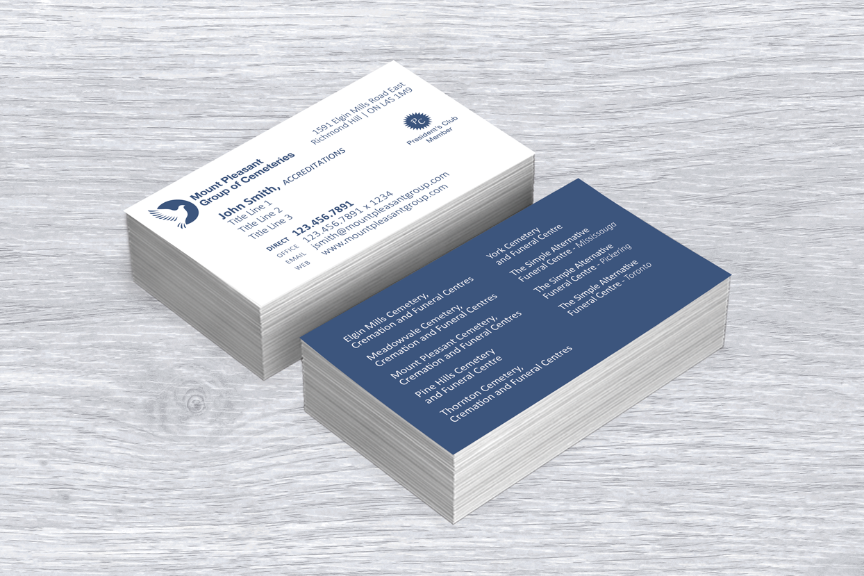 PREPLAN - Funeral Business Card